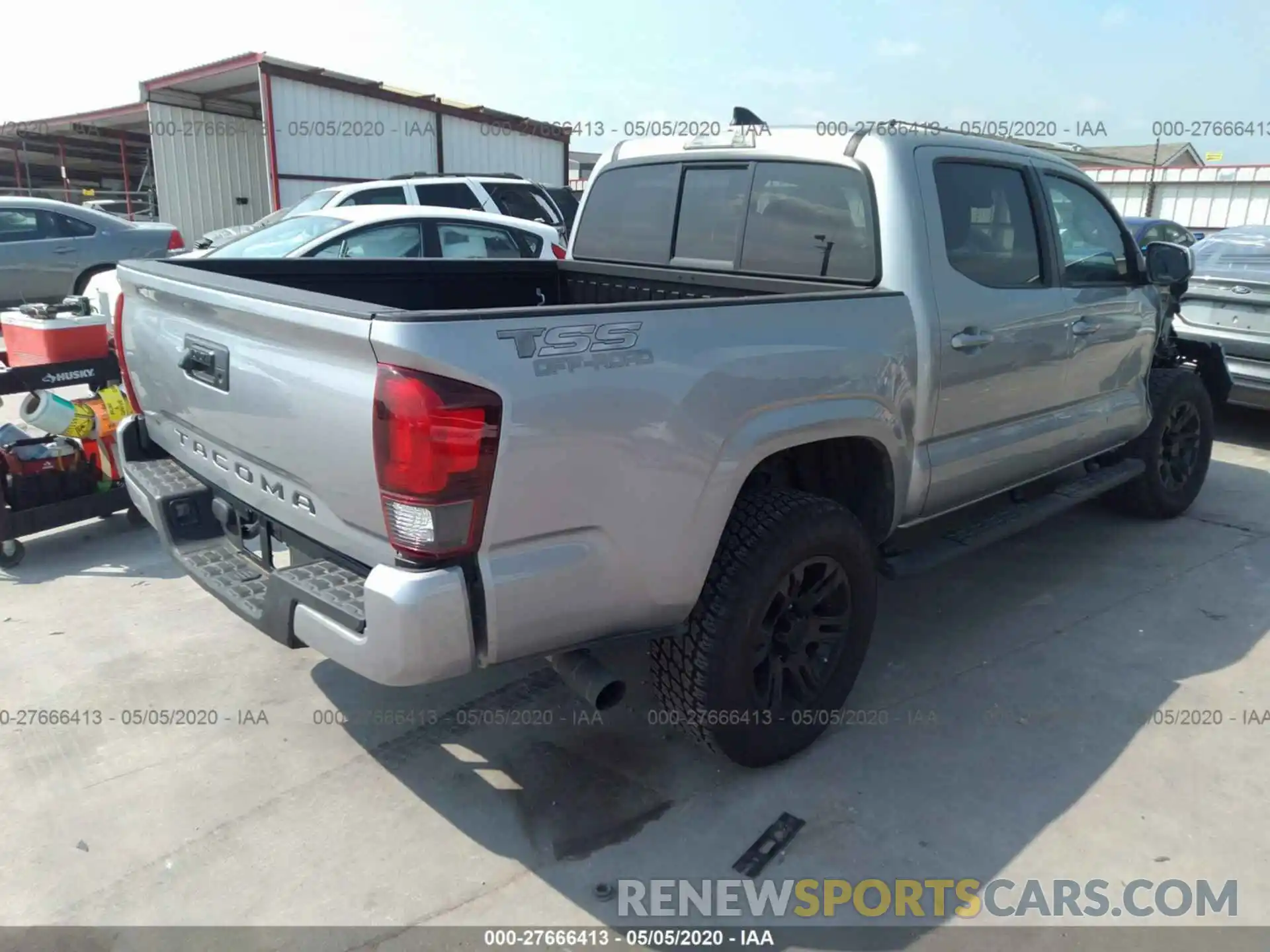 4 Фотография поврежденного автомобиля 5TFAX5GN2KX164214 TOYOTA TACOMA 2WD 2019