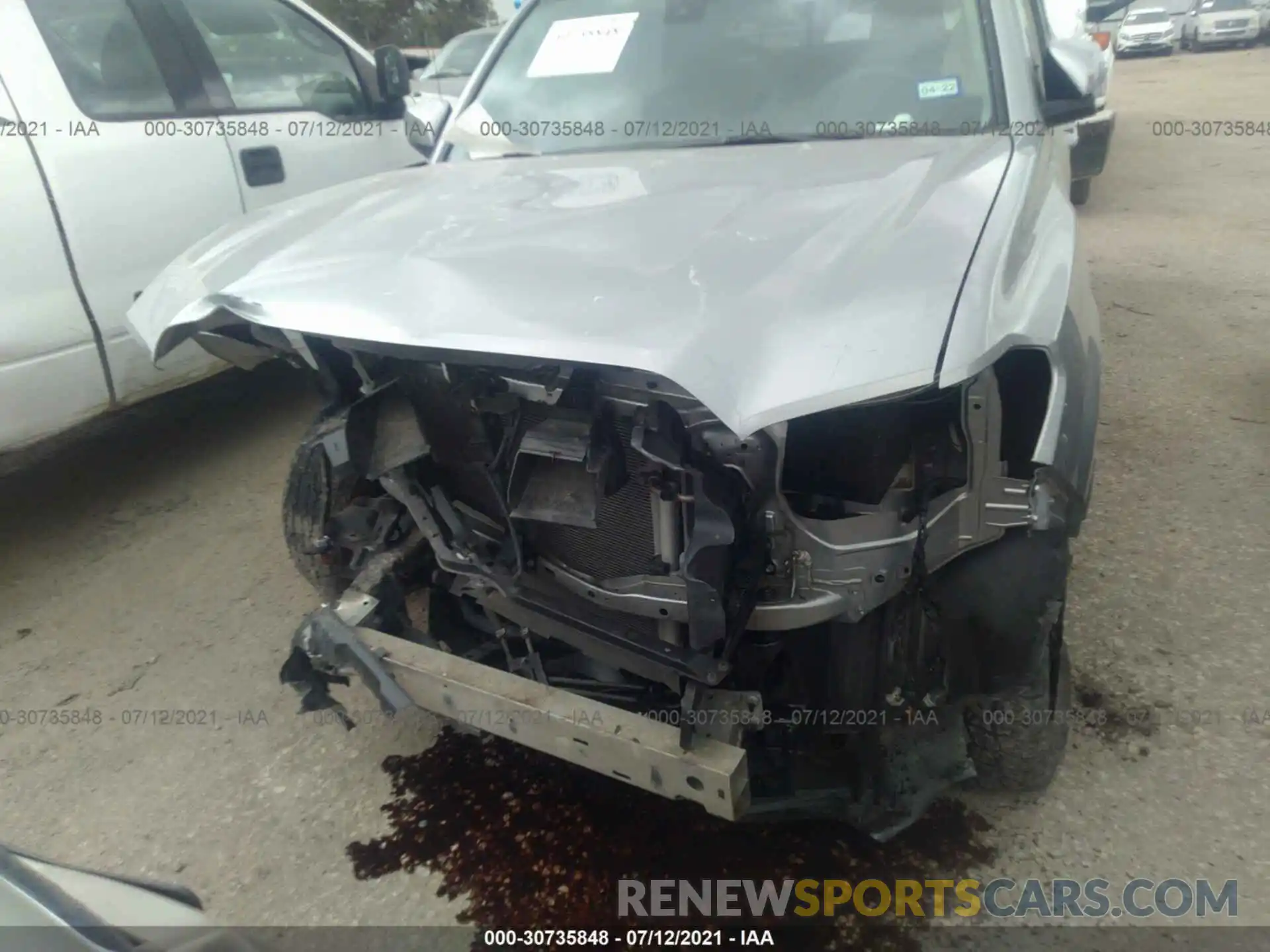 6 Photograph of a damaged car 5TFAX5GN3KX132727 TOYOTA TACOMA 2WD 2019