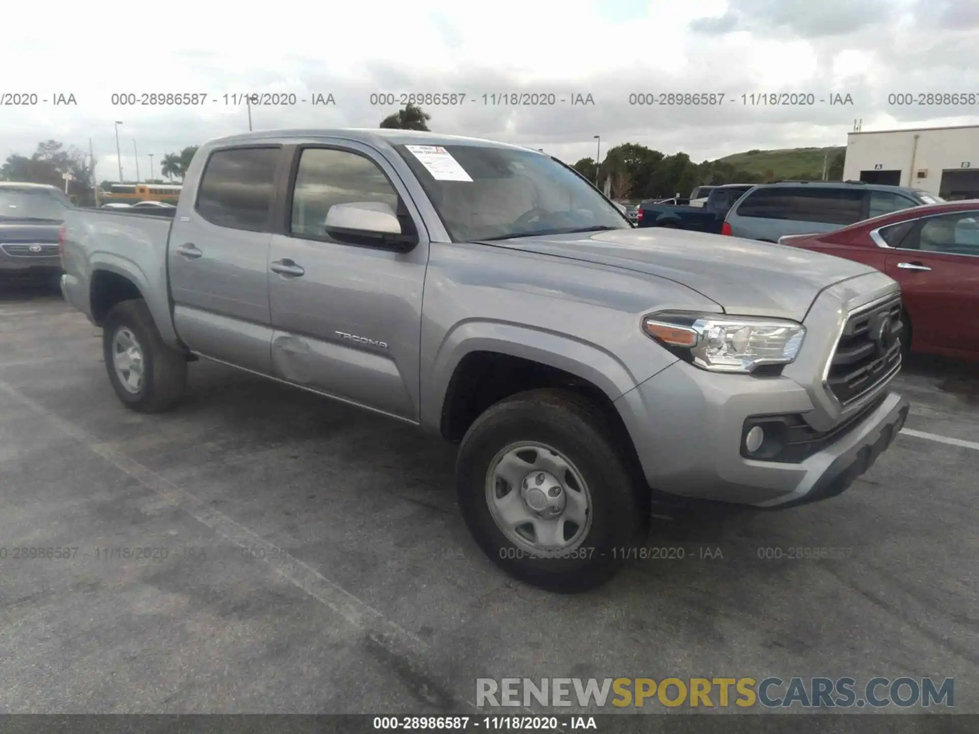 1 Photograph of a damaged car 5TFAX5GN3KX139936 TOYOTA TACOMA 2WD 2019