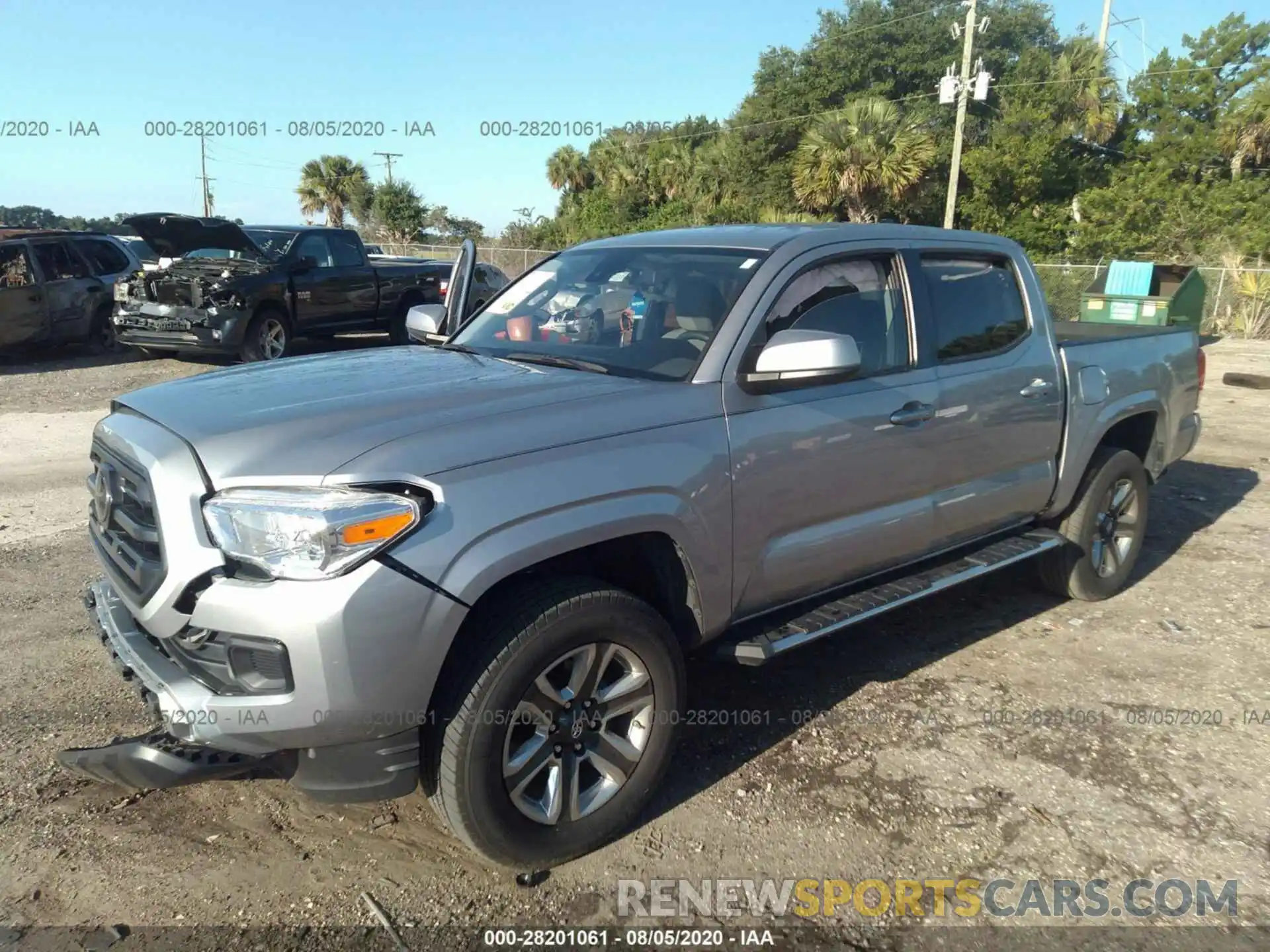 2 Photograph of a damaged car 5TFAX5GN3KX139967 TOYOTA TACOMA 2WD 2019