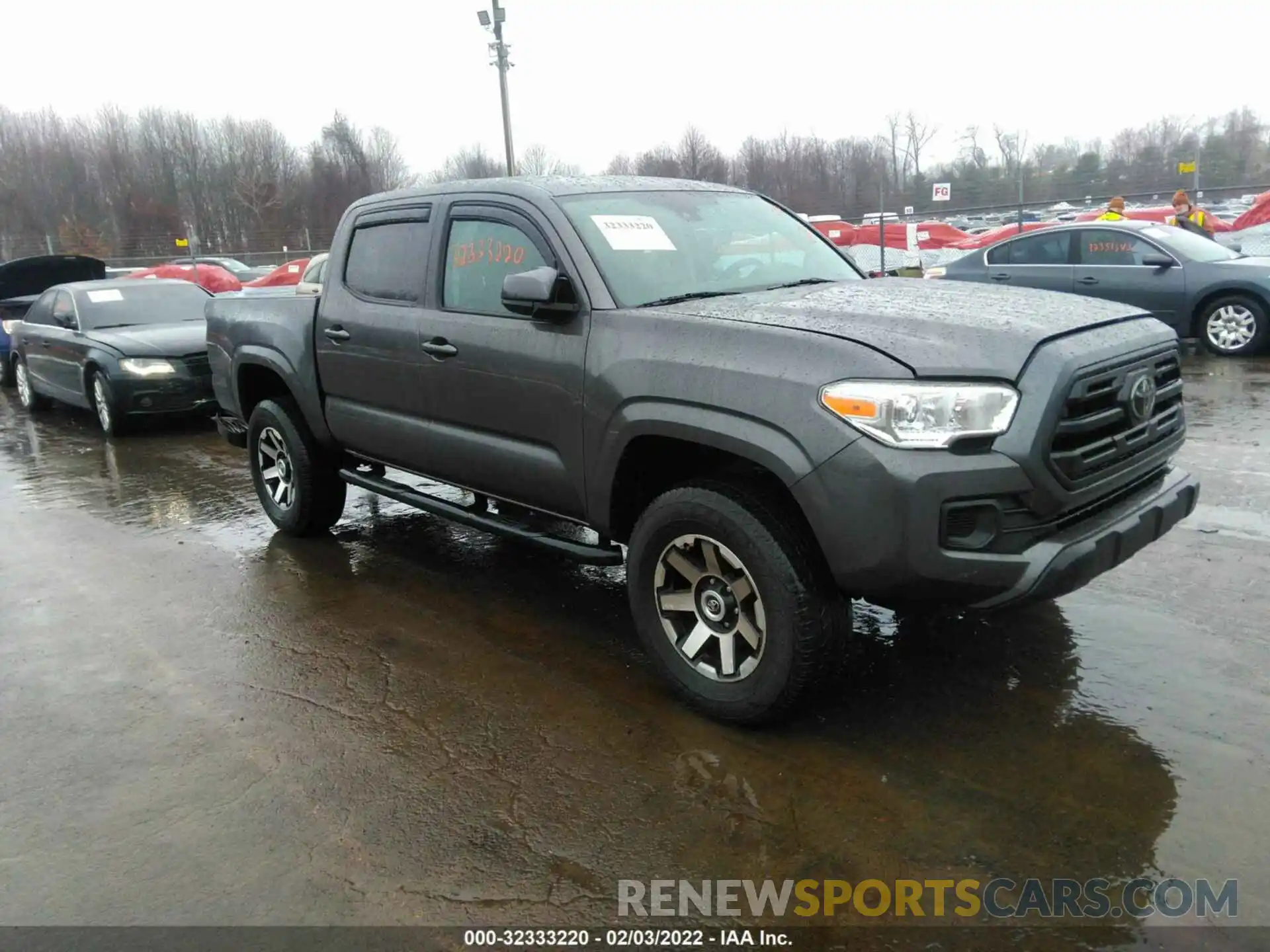 1 Photograph of a damaged car 5TFAX5GN3KX142299 TOYOTA TACOMA 2WD 2019