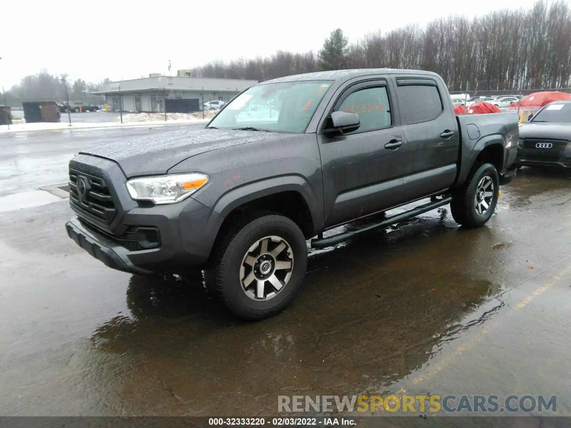 2 Photograph of a damaged car 5TFAX5GN3KX142299 TOYOTA TACOMA 2WD 2019