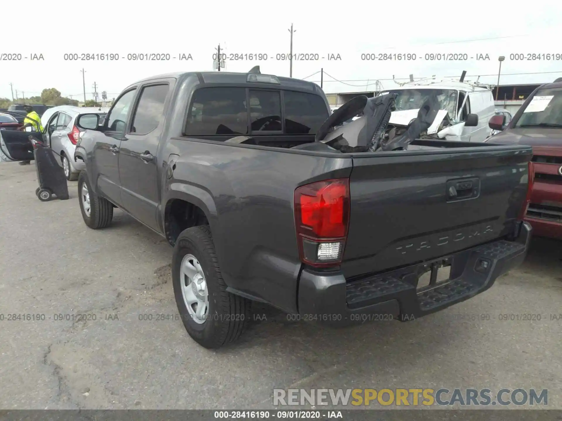 3 Photograph of a damaged car 5TFAX5GN3KX147731 TOYOTA TACOMA 2WD 2019