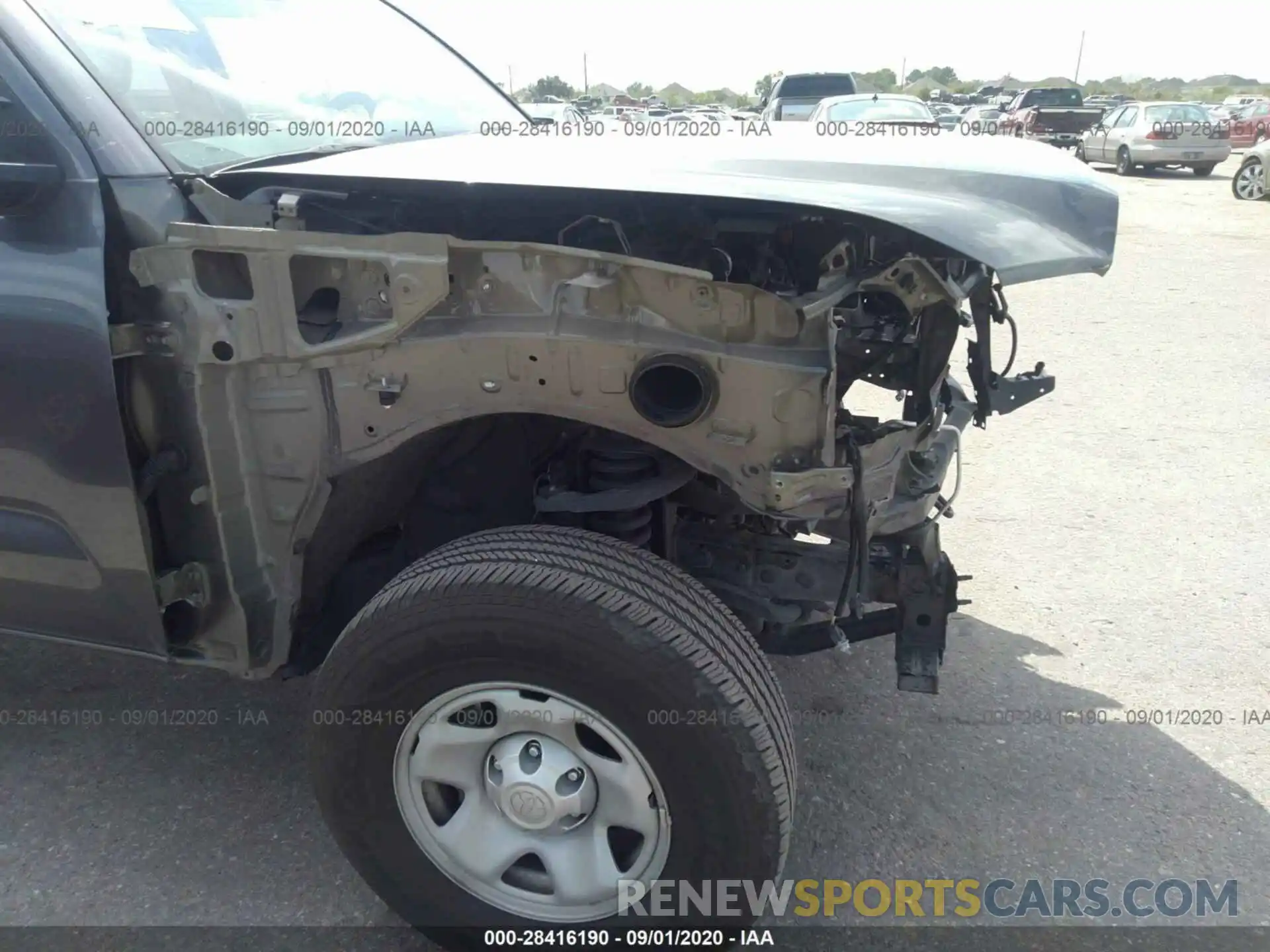 6 Photograph of a damaged car 5TFAX5GN3KX147731 TOYOTA TACOMA 2WD 2019