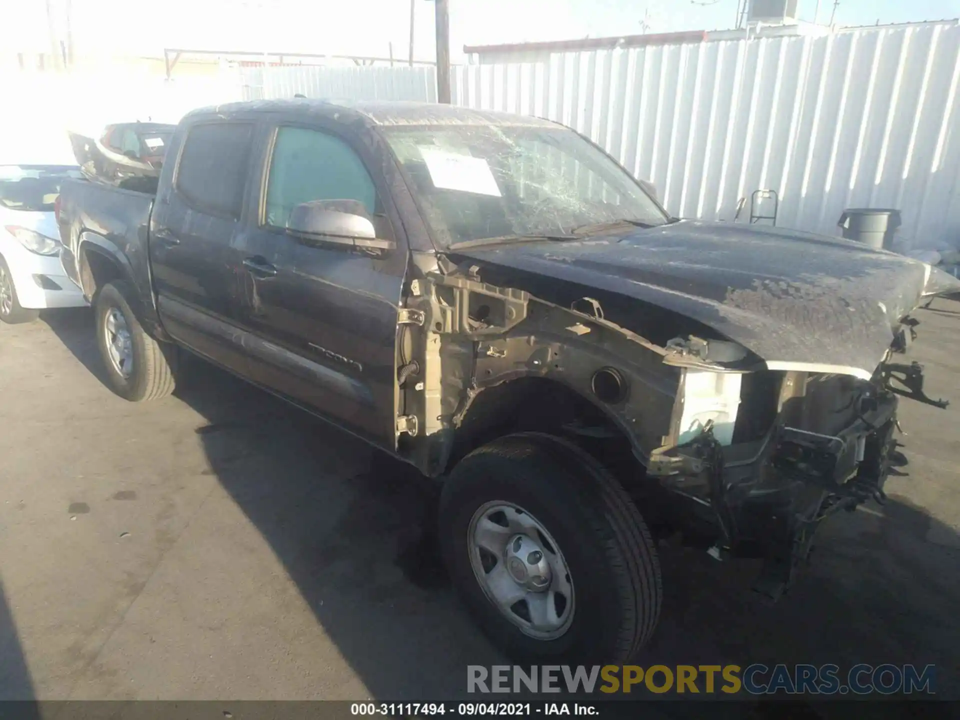 1 Photograph of a damaged car 5TFAX5GN4KX132901 TOYOTA TACOMA 2WD 2019