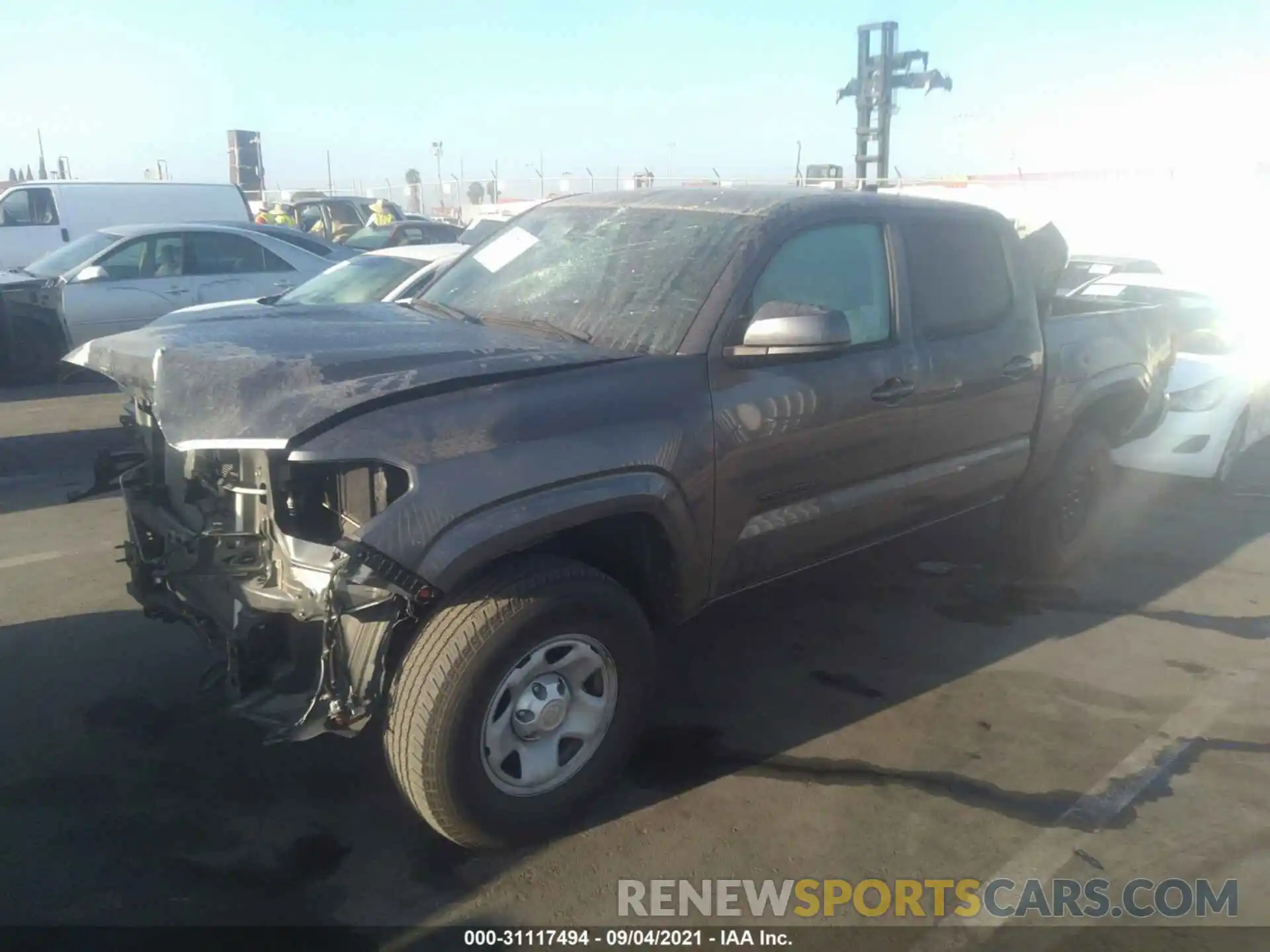 2 Photograph of a damaged car 5TFAX5GN4KX132901 TOYOTA TACOMA 2WD 2019