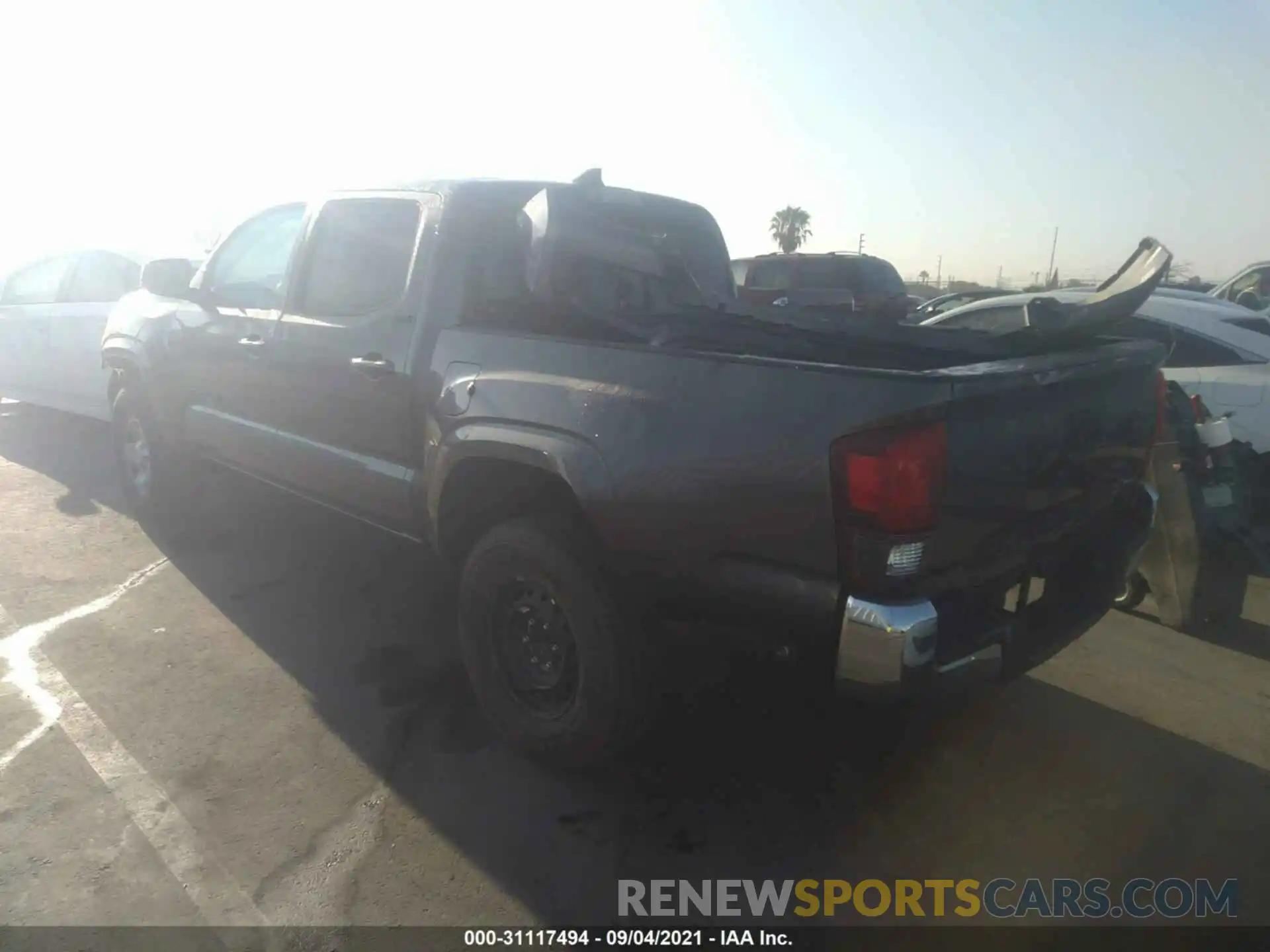 3 Photograph of a damaged car 5TFAX5GN4KX132901 TOYOTA TACOMA 2WD 2019