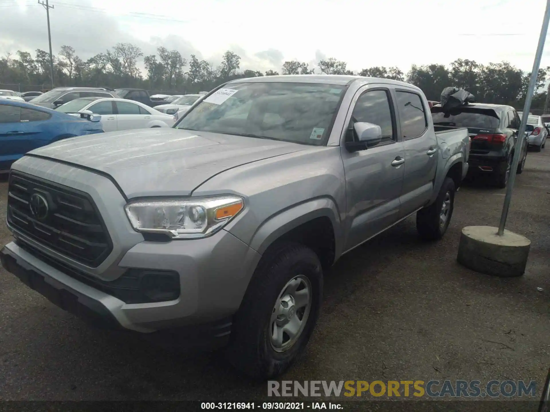 2 Photograph of a damaged car 5TFAX5GN4KX135040 TOYOTA TACOMA 2WD 2019