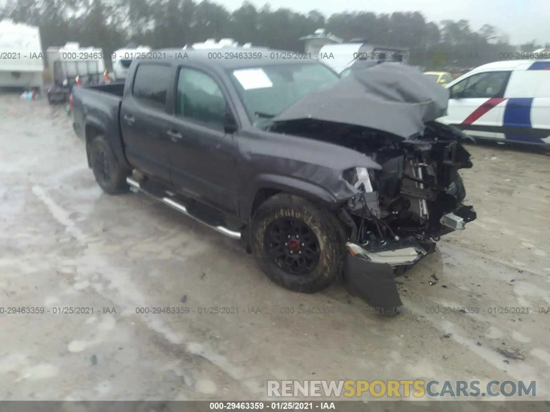 1 Photograph of a damaged car 5TFAX5GN4KX145034 TOYOTA TACOMA 2WD 2019