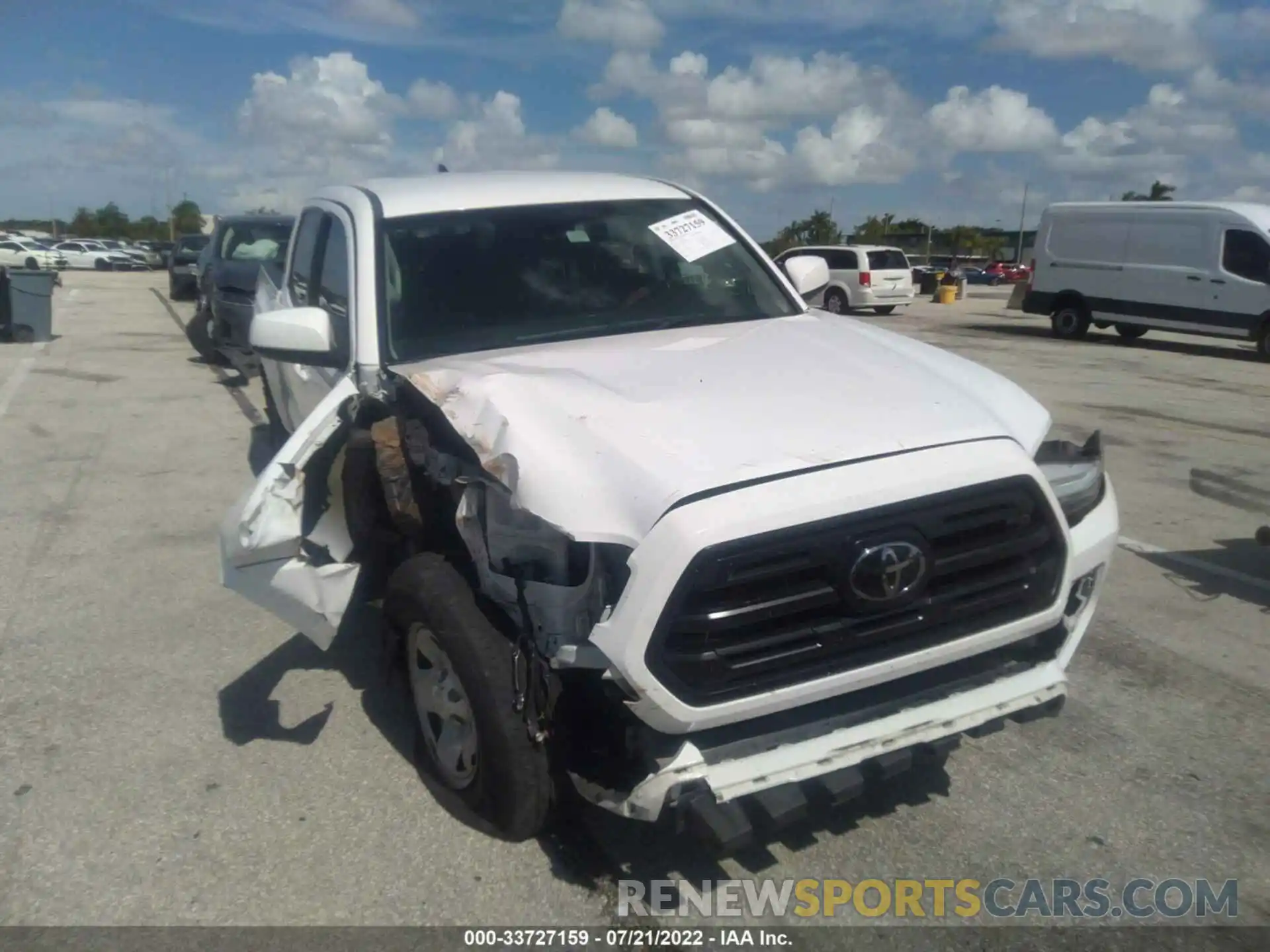 6 Photograph of a damaged car 5TFAX5GN4KX147544 TOYOTA TACOMA 2WD 2019