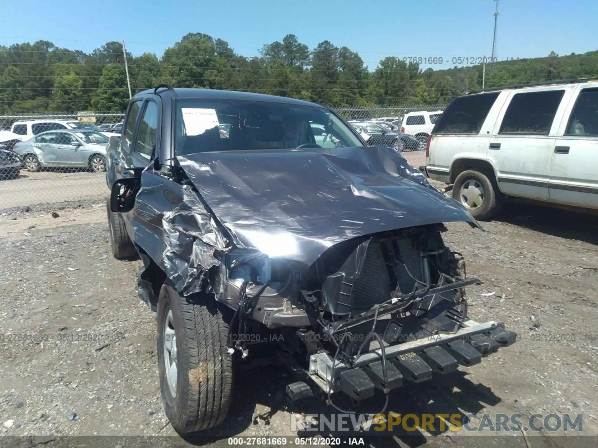 6 Photograph of a damaged car 5TFAX5GN4KX147897 TOYOTA TACOMA 2WD 2019