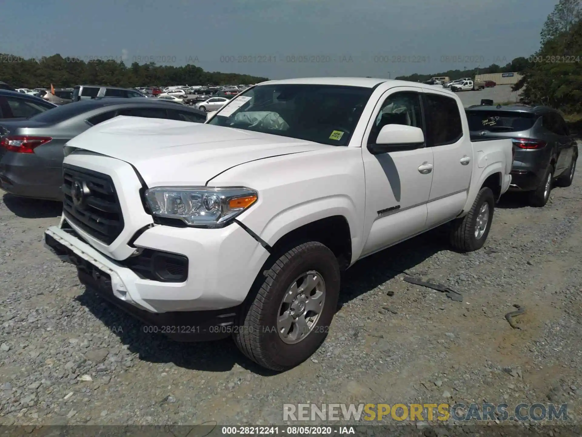 2 Photograph of a damaged car 5TFAX5GN4KX151657 TOYOTA TACOMA 2WD 2019