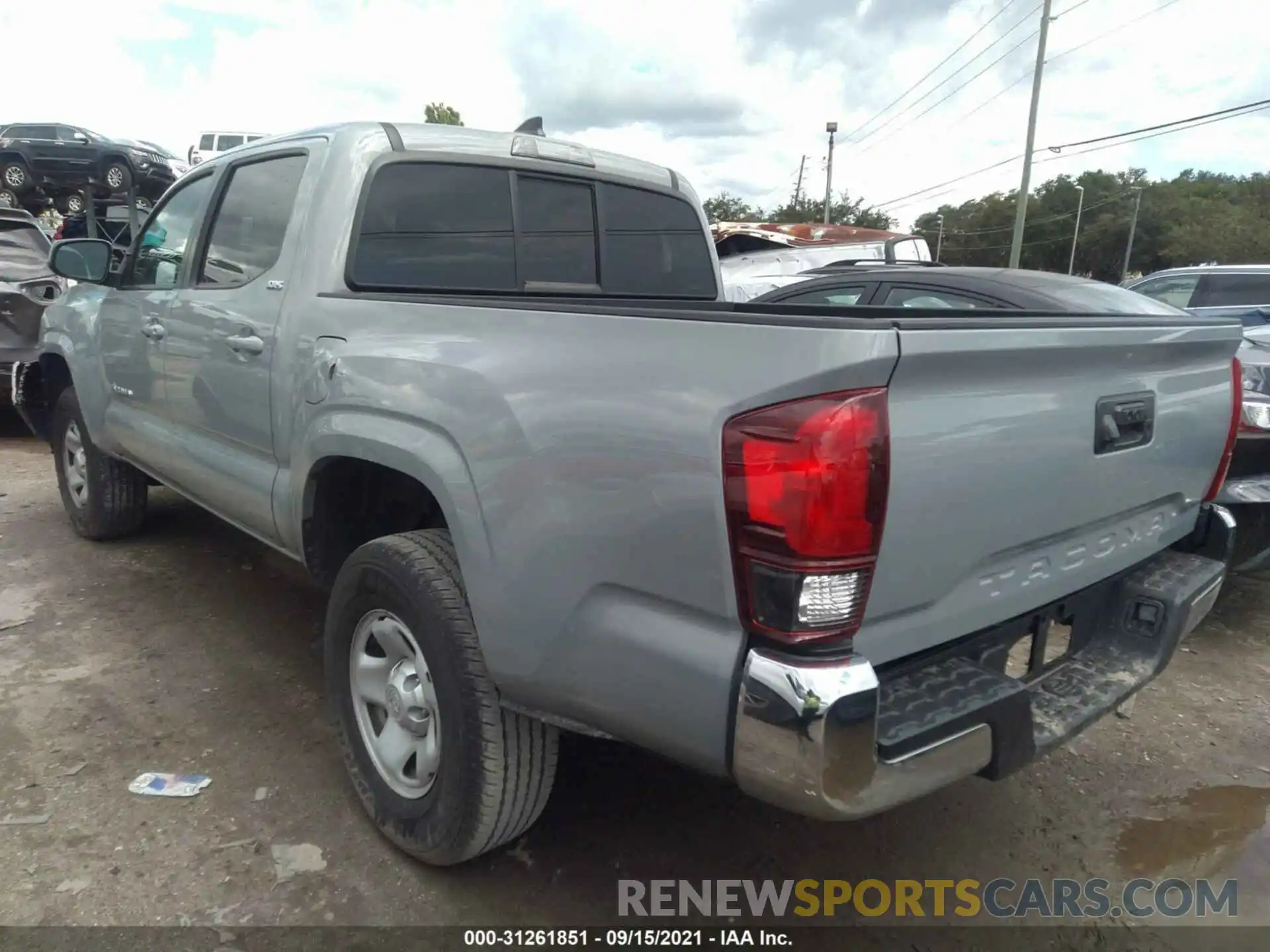 3 Photograph of a damaged car 5TFAX5GN4KX155353 TOYOTA TACOMA 2WD 2019