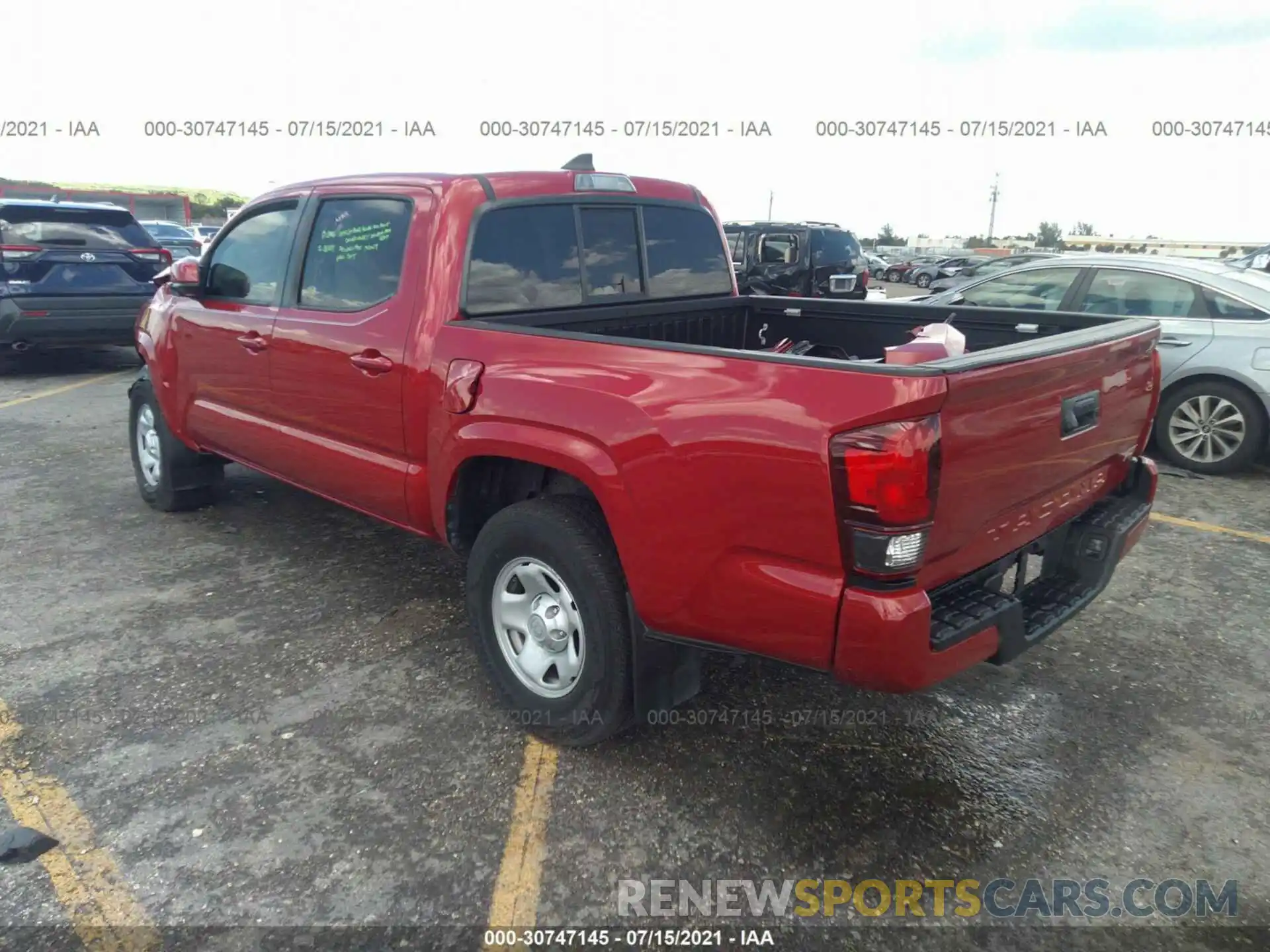 3 Photograph of a damaged car 5TFAX5GN4KX160049 TOYOTA TACOMA 2WD 2019