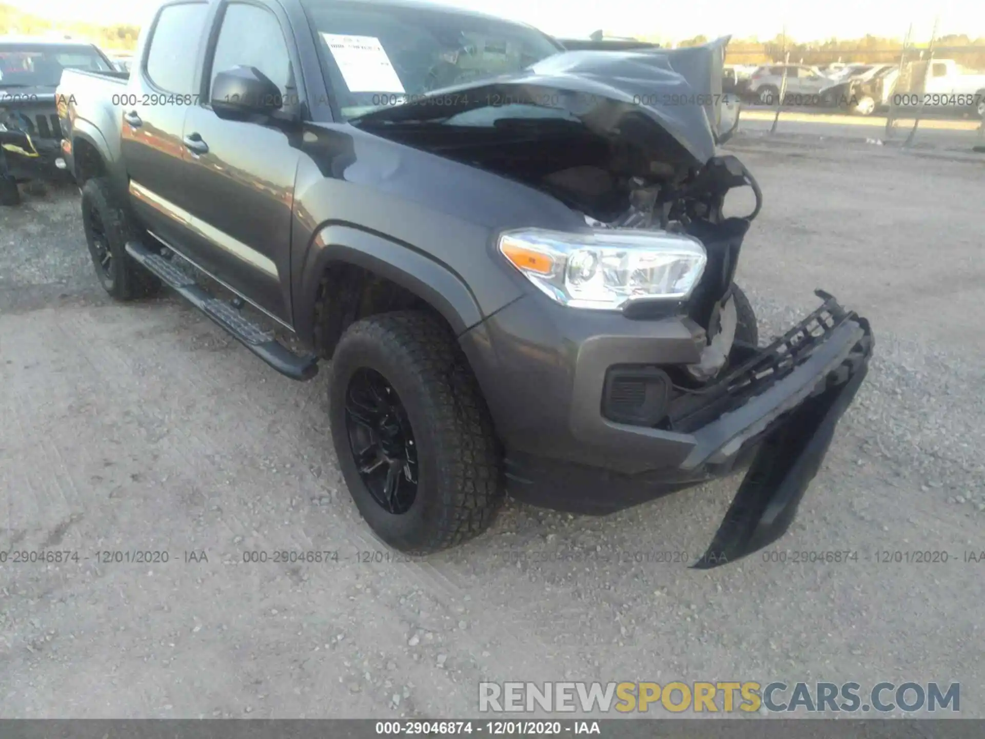 1 Photograph of a damaged car 5TFAX5GN4KX160374 TOYOTA TACOMA 2WD 2019