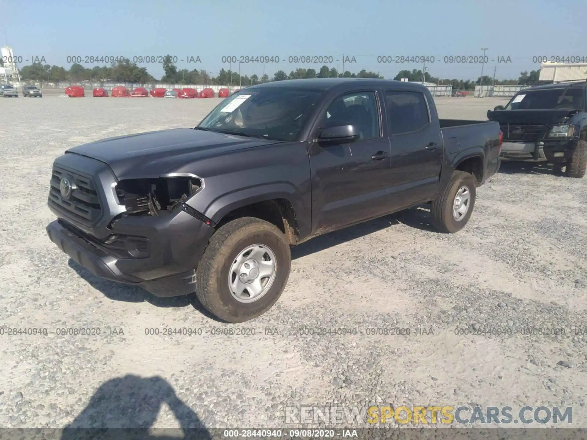 2 Photograph of a damaged car 5TFAX5GN5KX142403 TOYOTA TACOMA 2WD 2019