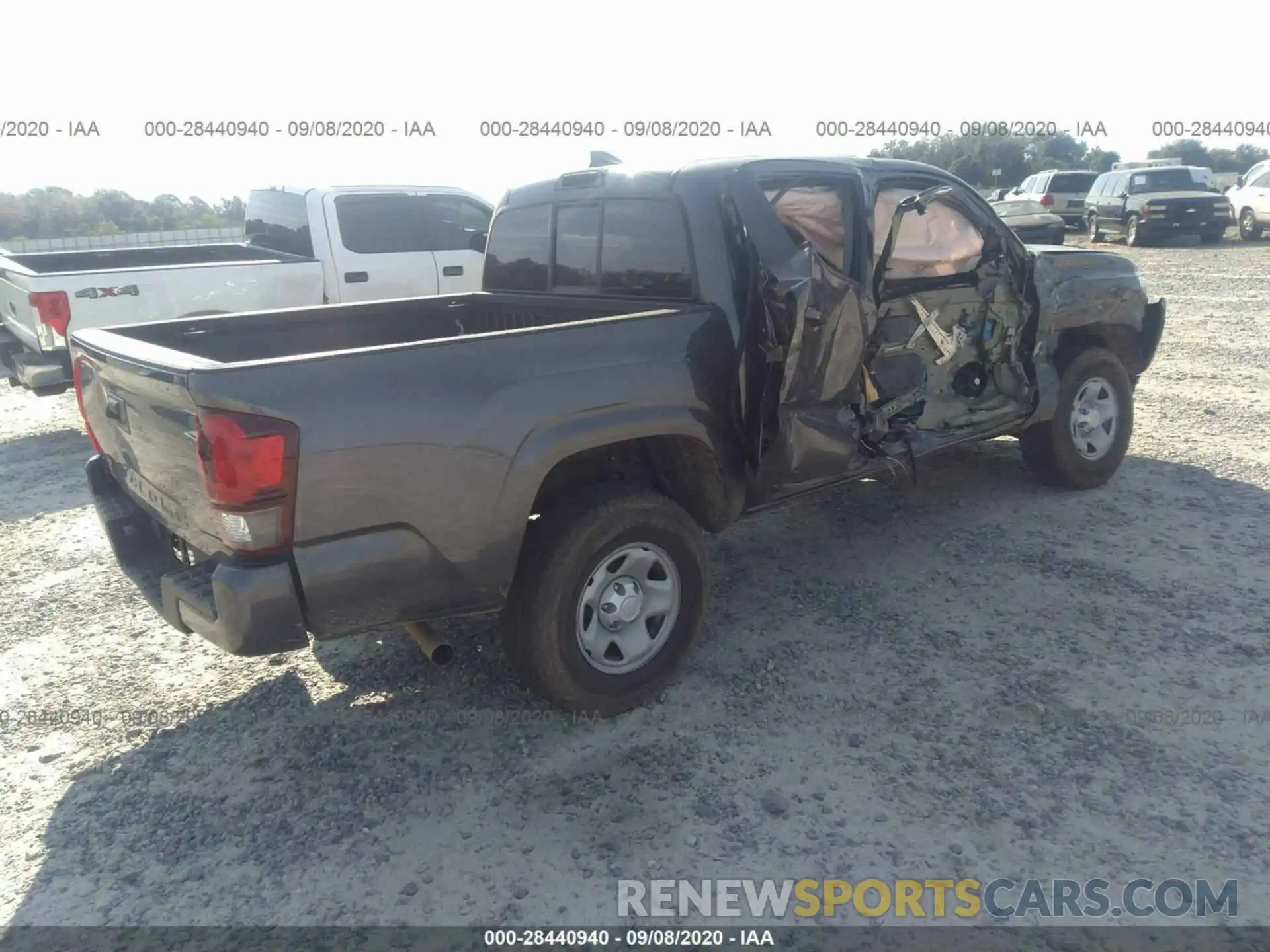 4 Photograph of a damaged car 5TFAX5GN5KX142403 TOYOTA TACOMA 2WD 2019