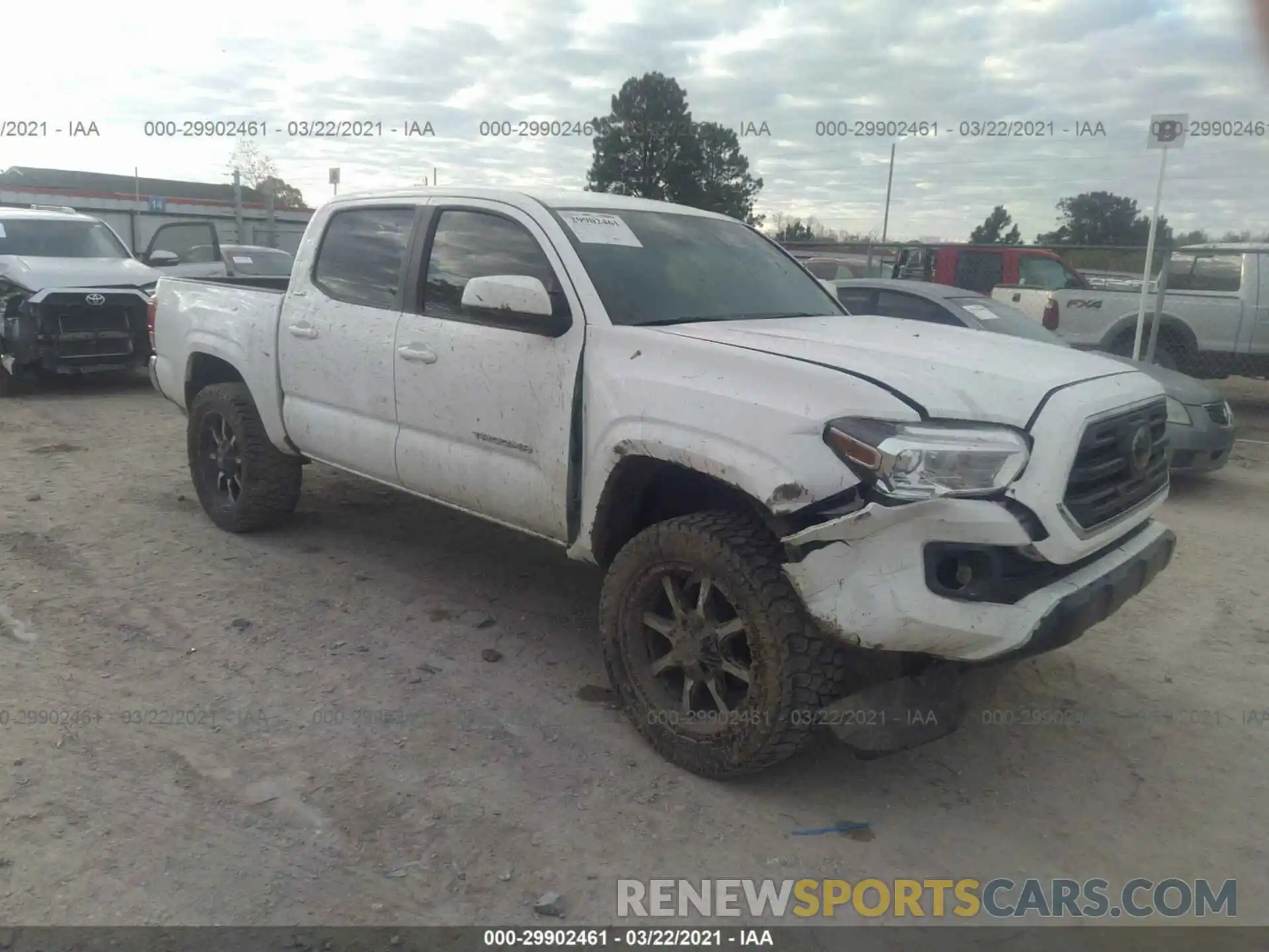 1 Photograph of a damaged car 5TFAX5GN5KX143809 TOYOTA TACOMA 2WD 2019