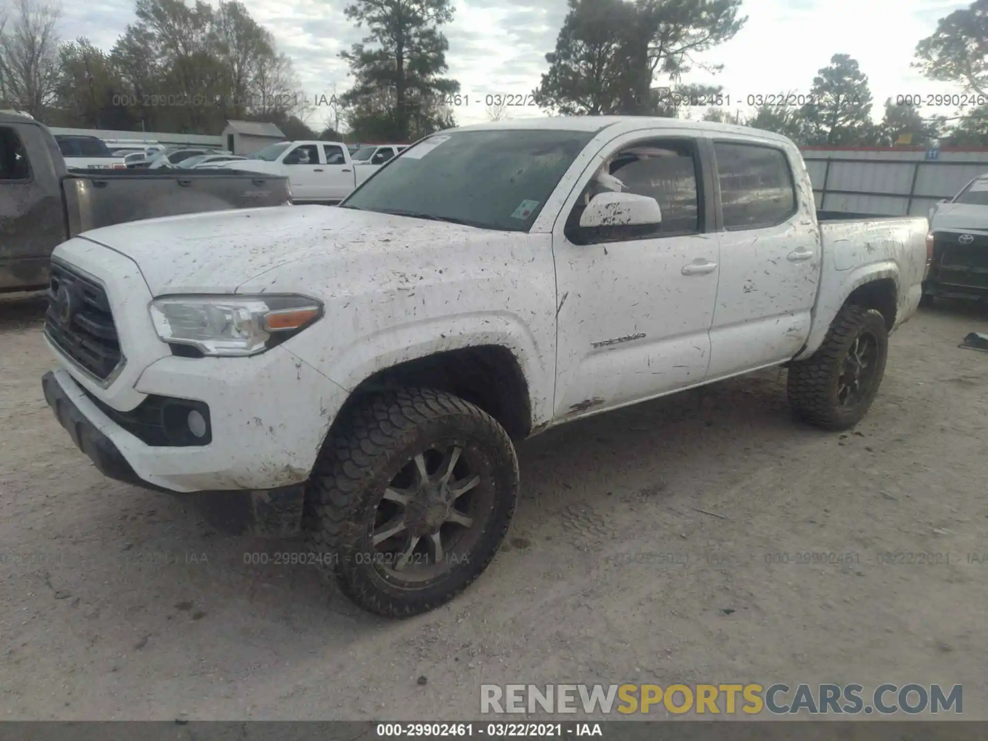 2 Photograph of a damaged car 5TFAX5GN5KX143809 TOYOTA TACOMA 2WD 2019