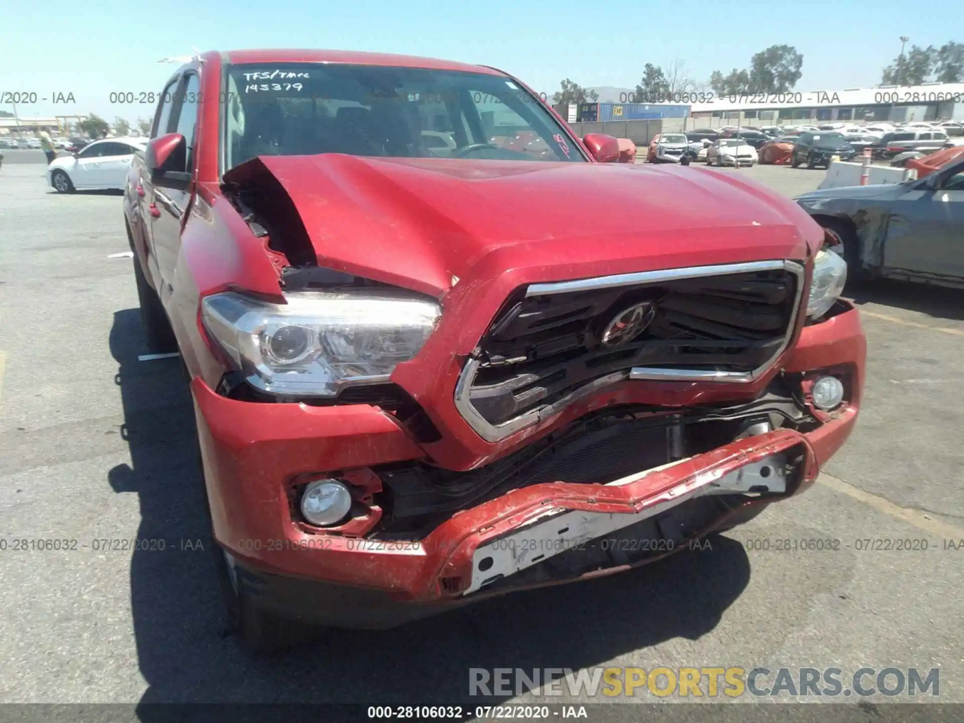 6 Photograph of a damaged car 5TFAX5GN5KX145379 TOYOTA TACOMA 2WD 2019