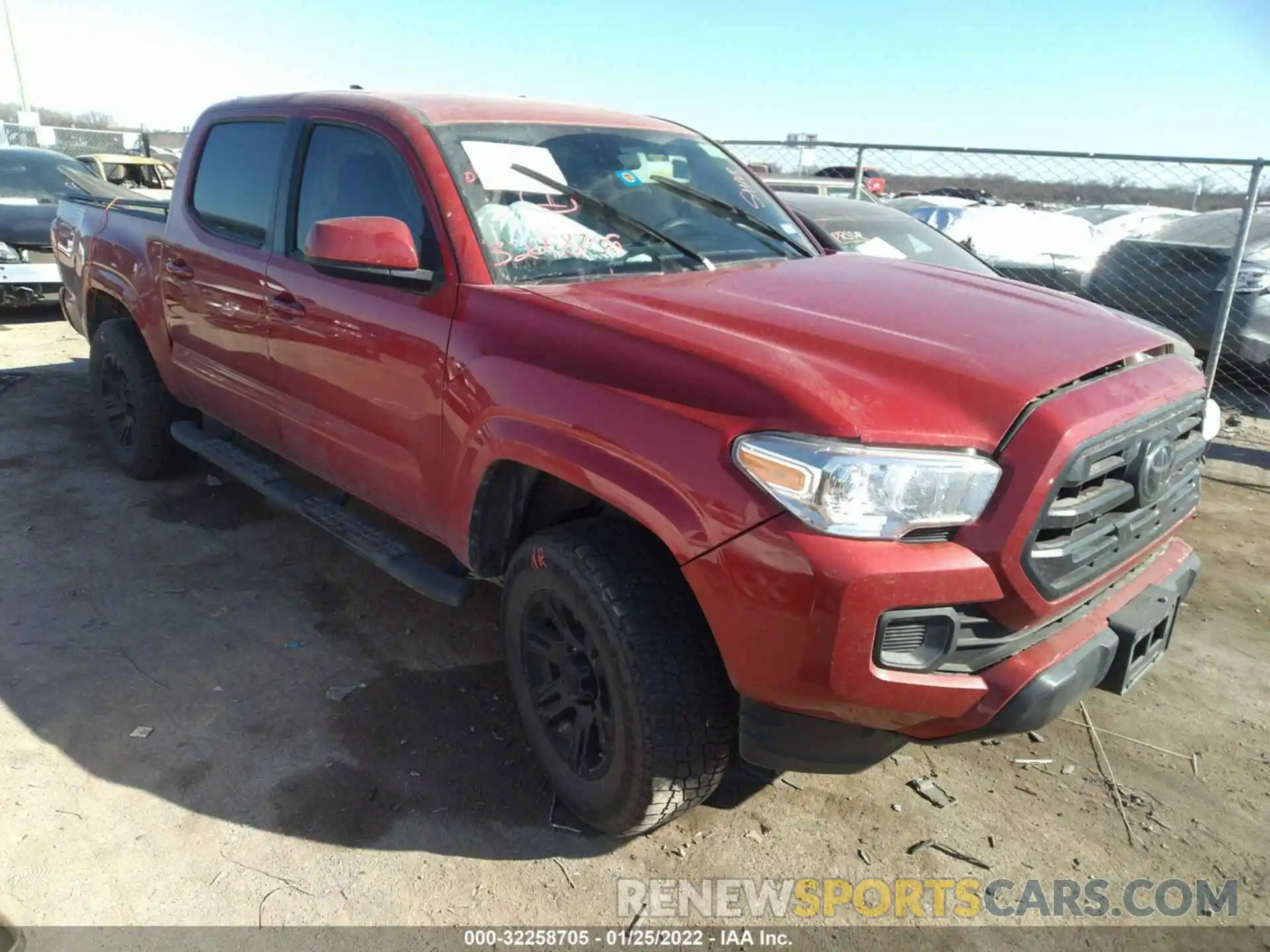 1 Photograph of a damaged car 5TFAX5GN5KX146189 TOYOTA TACOMA 2WD 2019