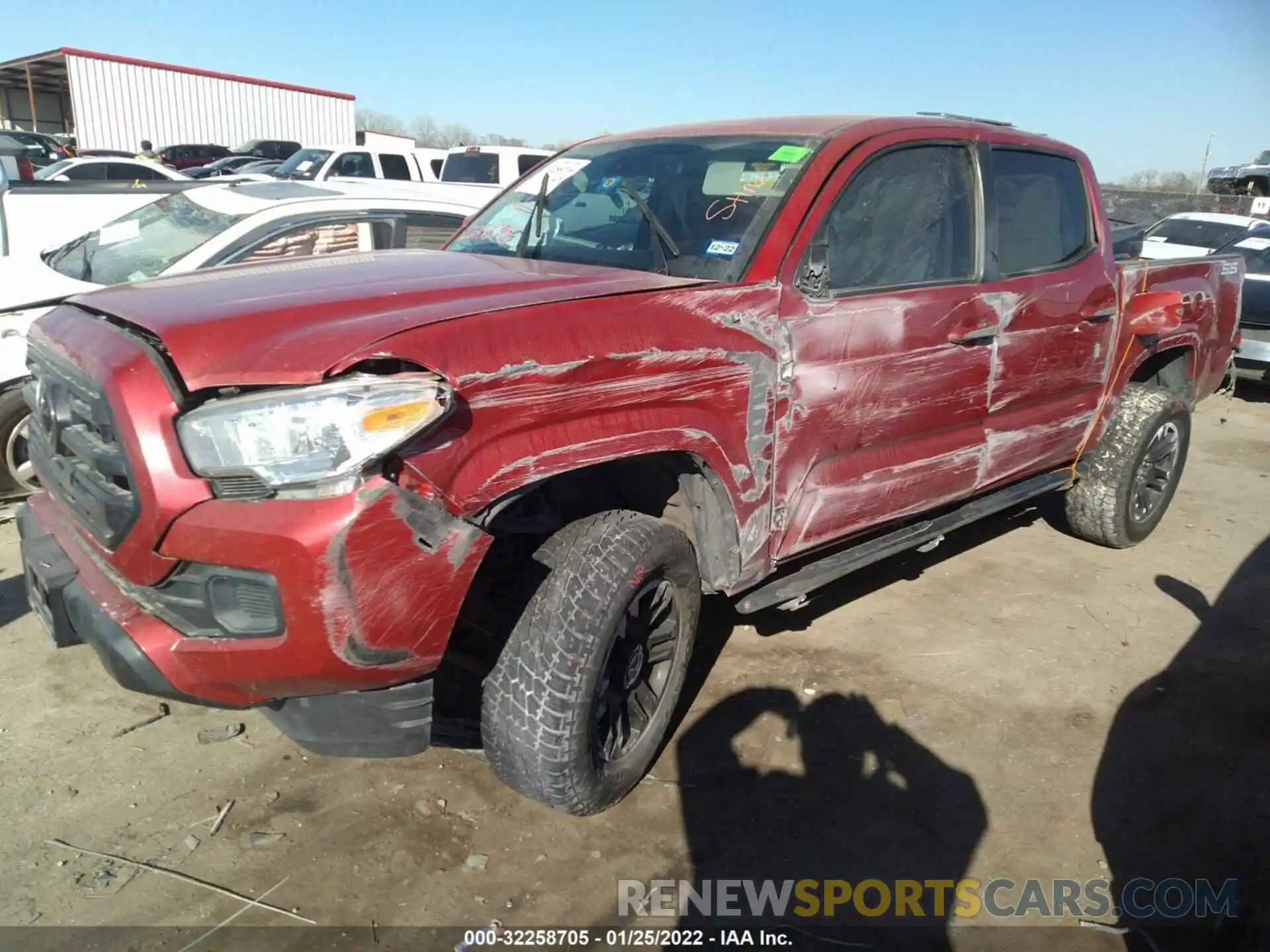 2 Photograph of a damaged car 5TFAX5GN5KX146189 TOYOTA TACOMA 2WD 2019