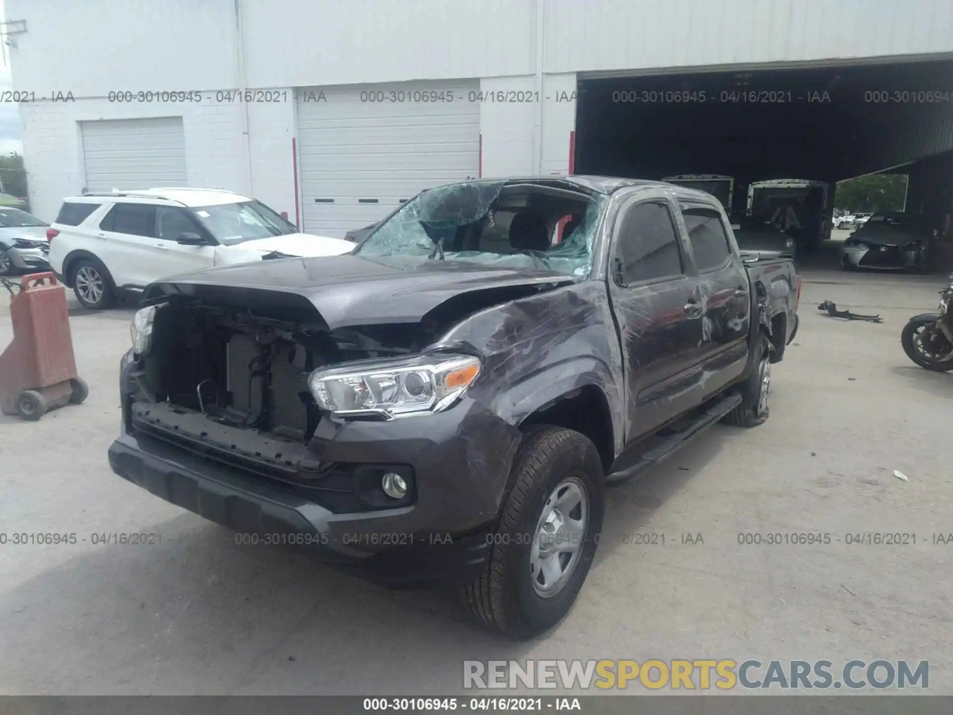 6 Photograph of a damaged car 5TFAX5GN5KX149223 TOYOTA TACOMA 2WD 2019