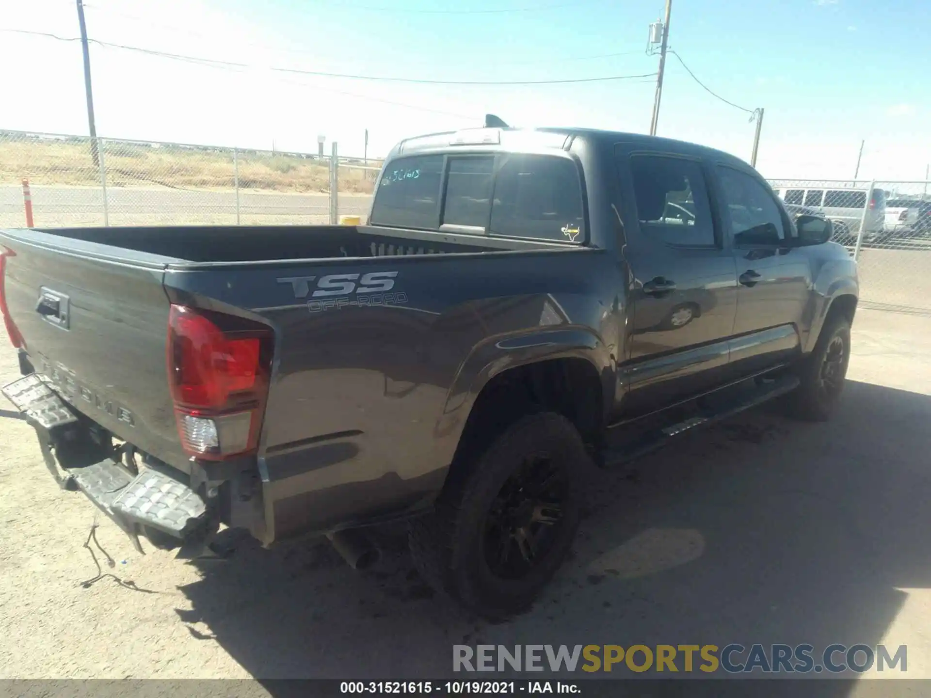 4 Photograph of a damaged car 5TFAX5GN5KX149402 TOYOTA TACOMA 2WD 2019