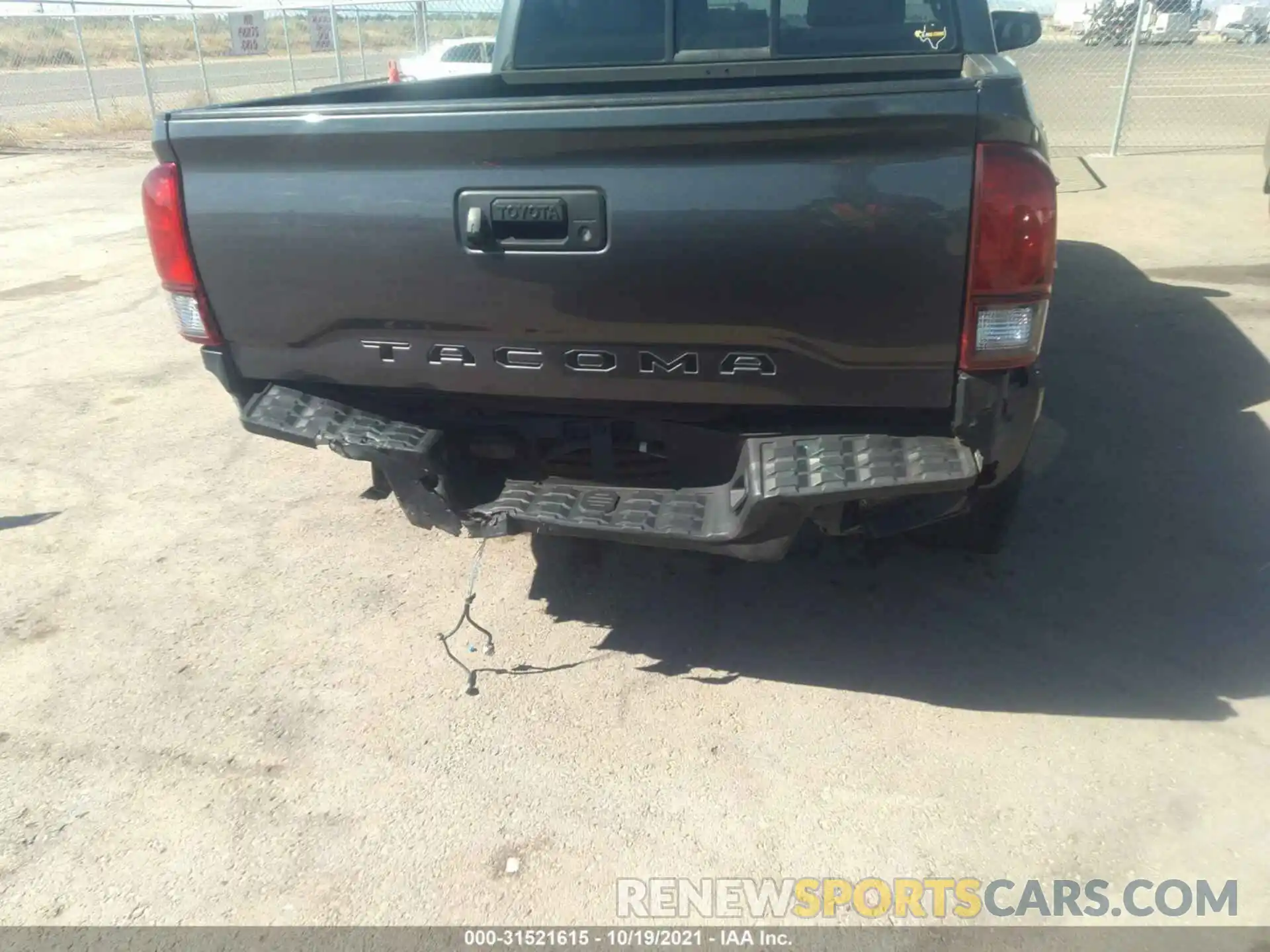 6 Photograph of a damaged car 5TFAX5GN5KX149402 TOYOTA TACOMA 2WD 2019