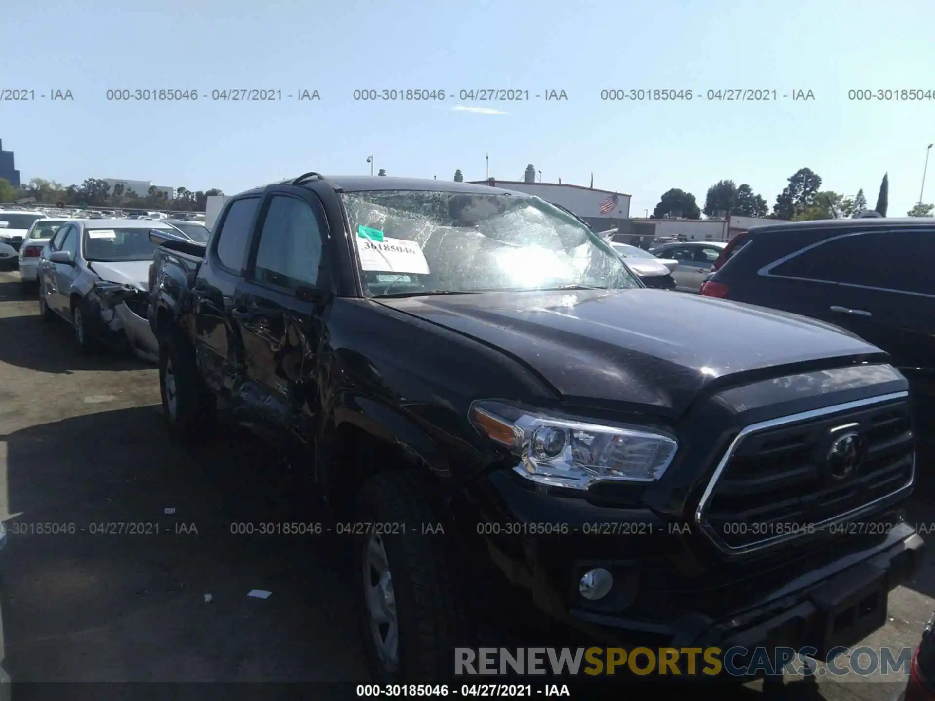 6 Photograph of a damaged car 5TFAX5GN5KX152722 TOYOTA TACOMA 2WD 2019