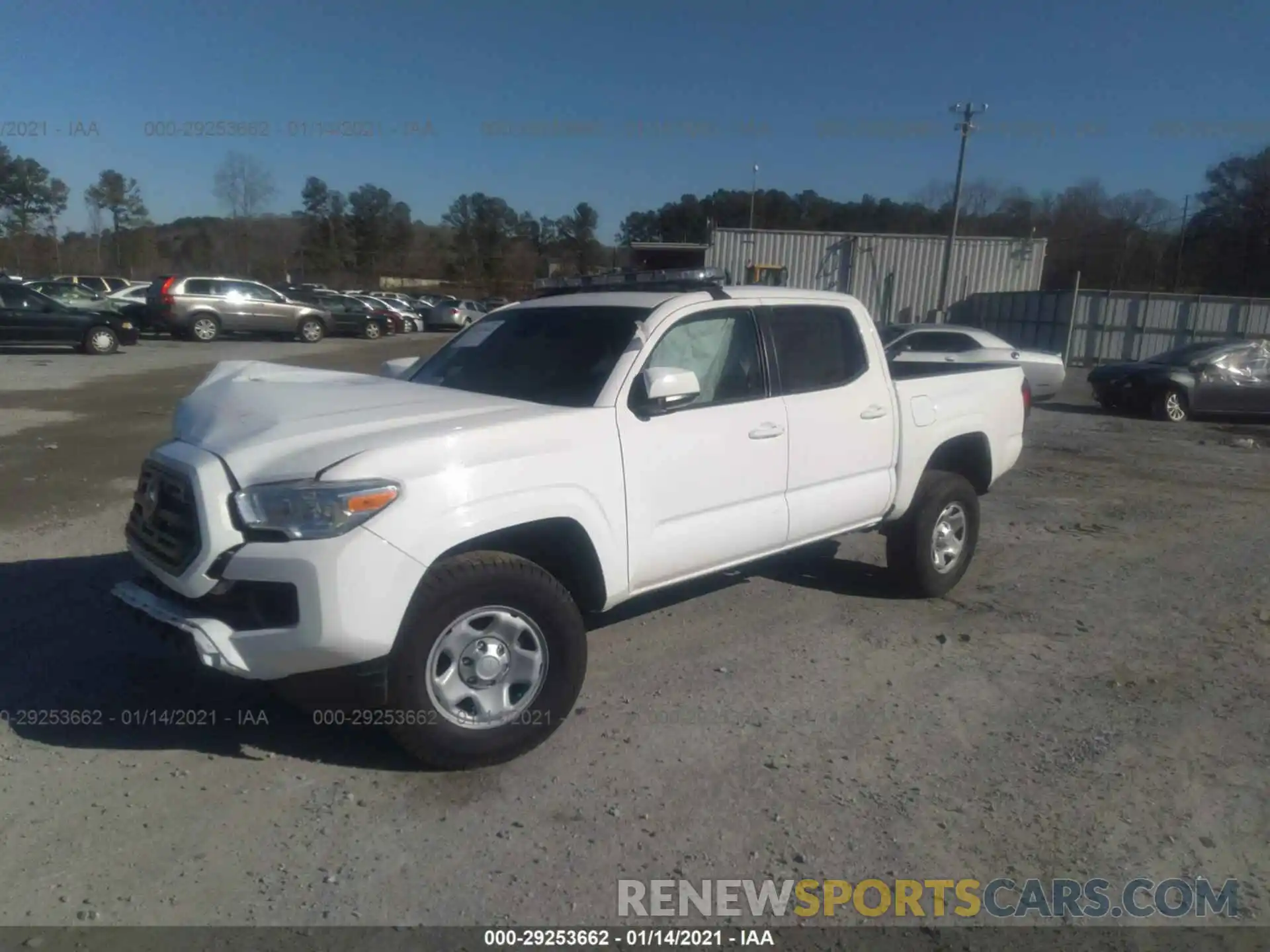 2 Photograph of a damaged car 5TFAX5GN5KX154809 TOYOTA TACOMA 2WD 2019