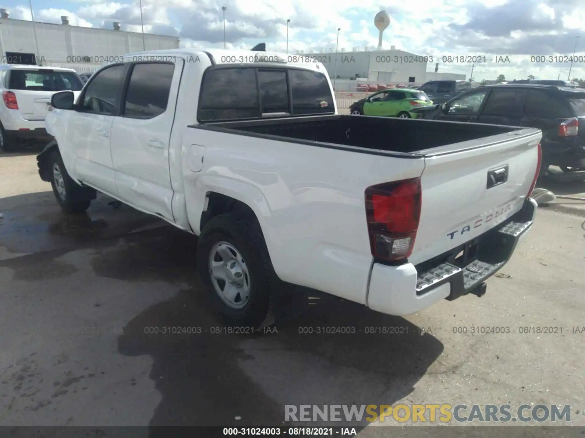 3 Photograph of a damaged car 5TFAX5GN5KX157967 TOYOTA TACOMA 2WD 2019