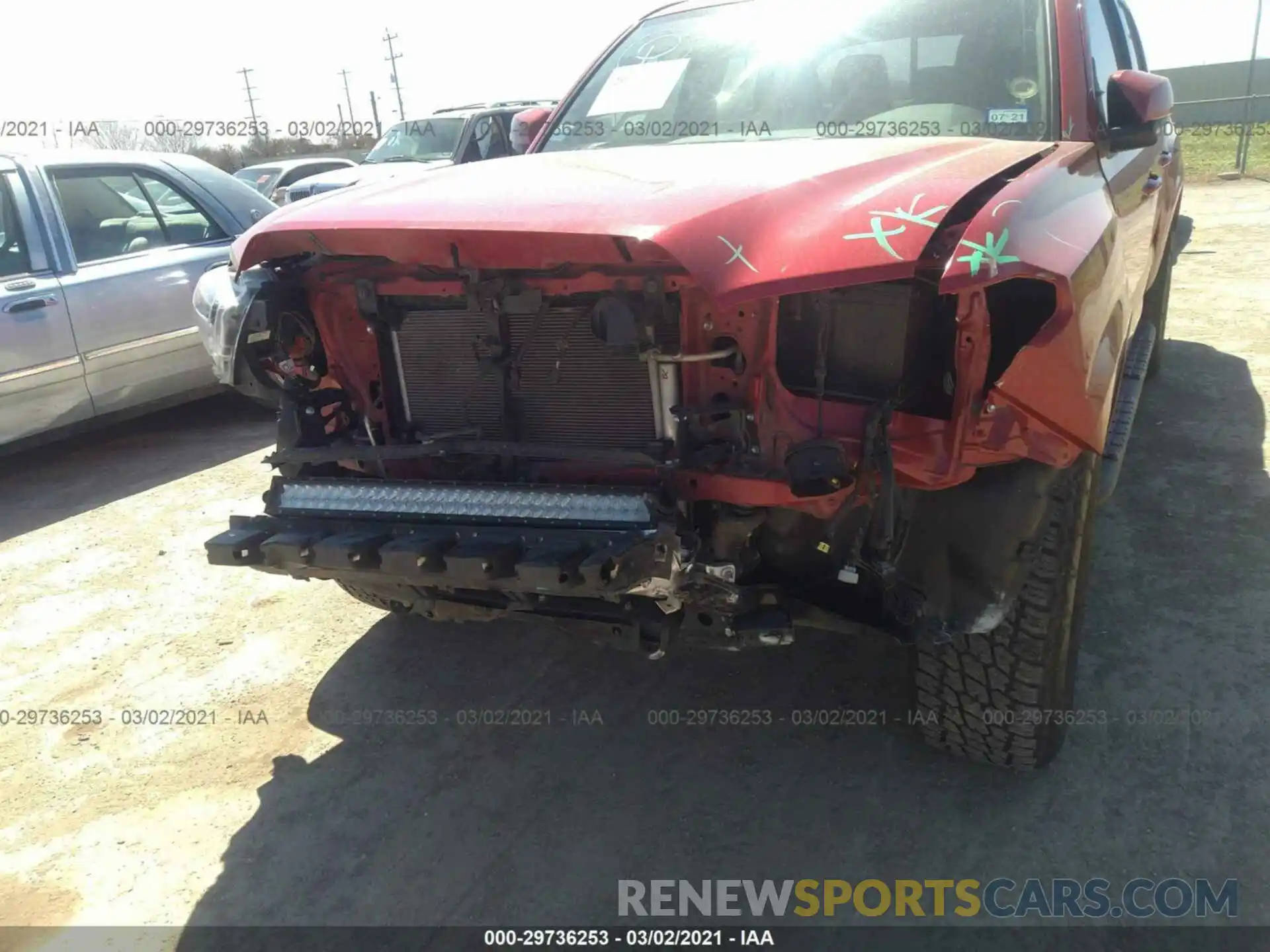 6 Photograph of a damaged car 5TFAX5GN5KX160870 TOYOTA TACOMA 2WD 2019