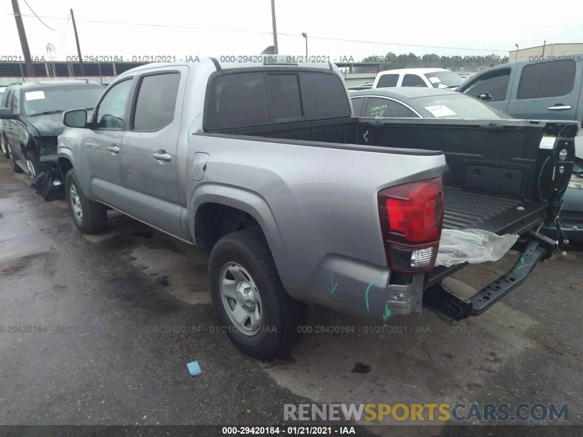 3 Photograph of a damaged car 5TFAX5GN6KX136612 TOYOTA TACOMA 2WD 2019