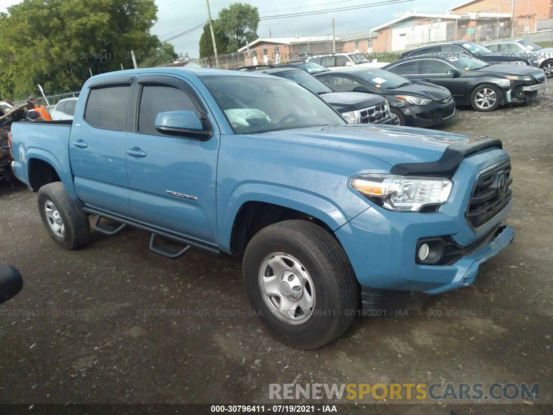 1 Photograph of a damaged car 5TFAX5GN6KX141471 TOYOTA TACOMA 2WD 2019