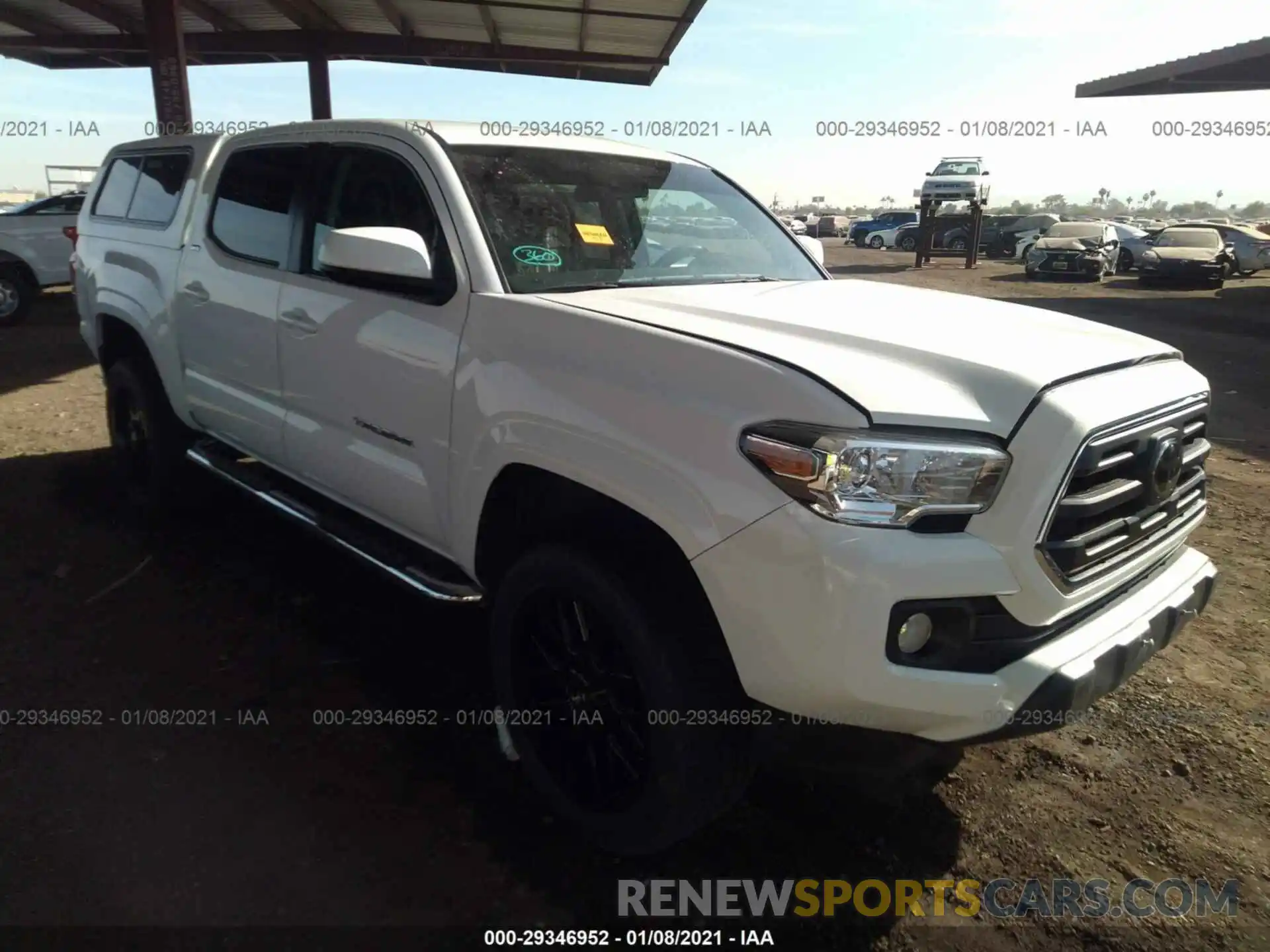 1 Photograph of a damaged car 5TFAX5GN6KX143169 TOYOTA TACOMA 2WD 2019