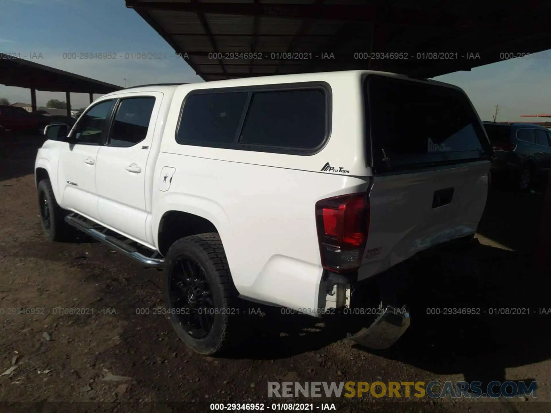 3 Фотография поврежденного автомобиля 5TFAX5GN6KX143169 TOYOTA TACOMA 2WD 2019