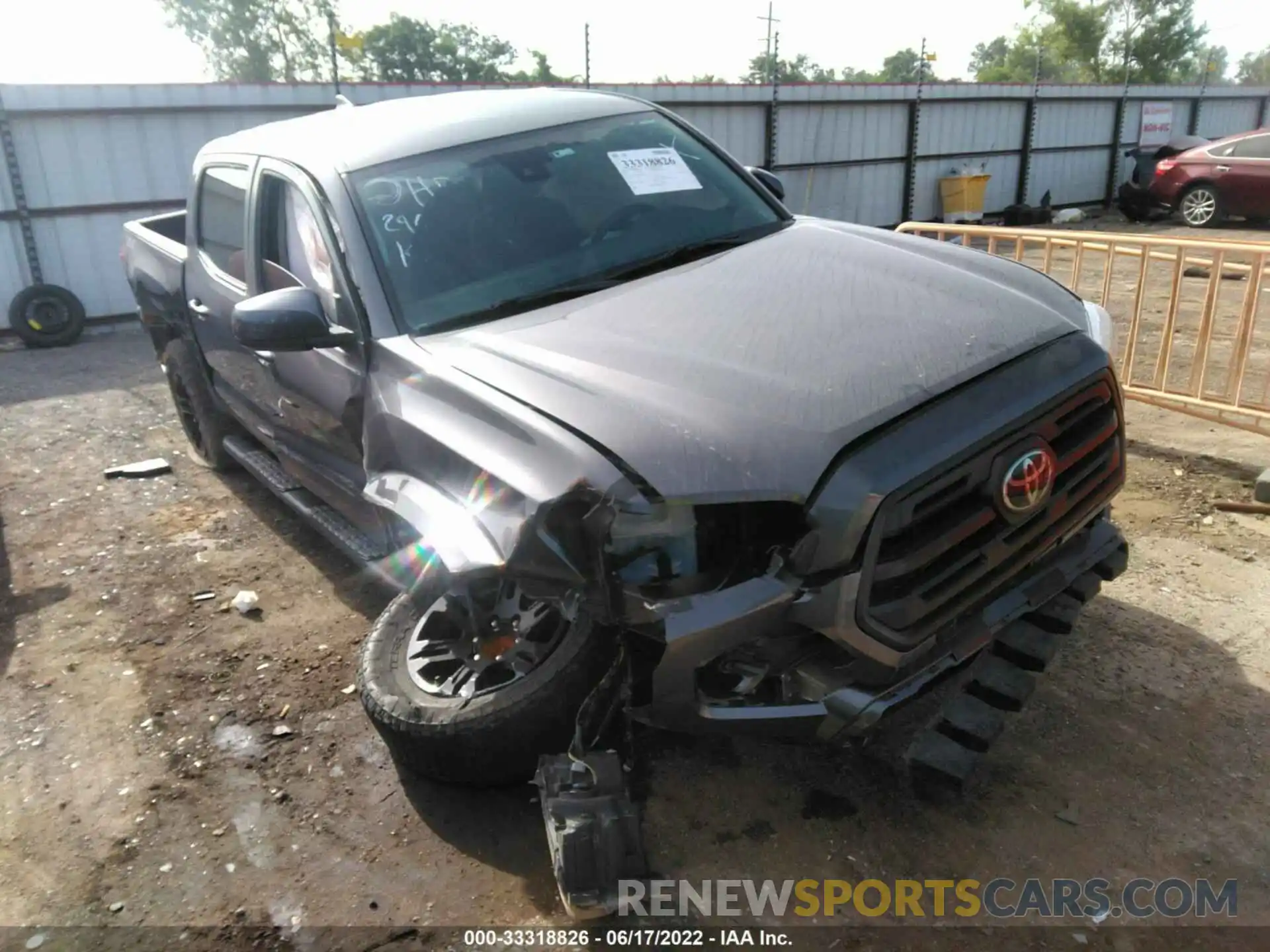 1 Photograph of a damaged car 5TFAX5GN6KX148338 TOYOTA TACOMA 2WD 2019