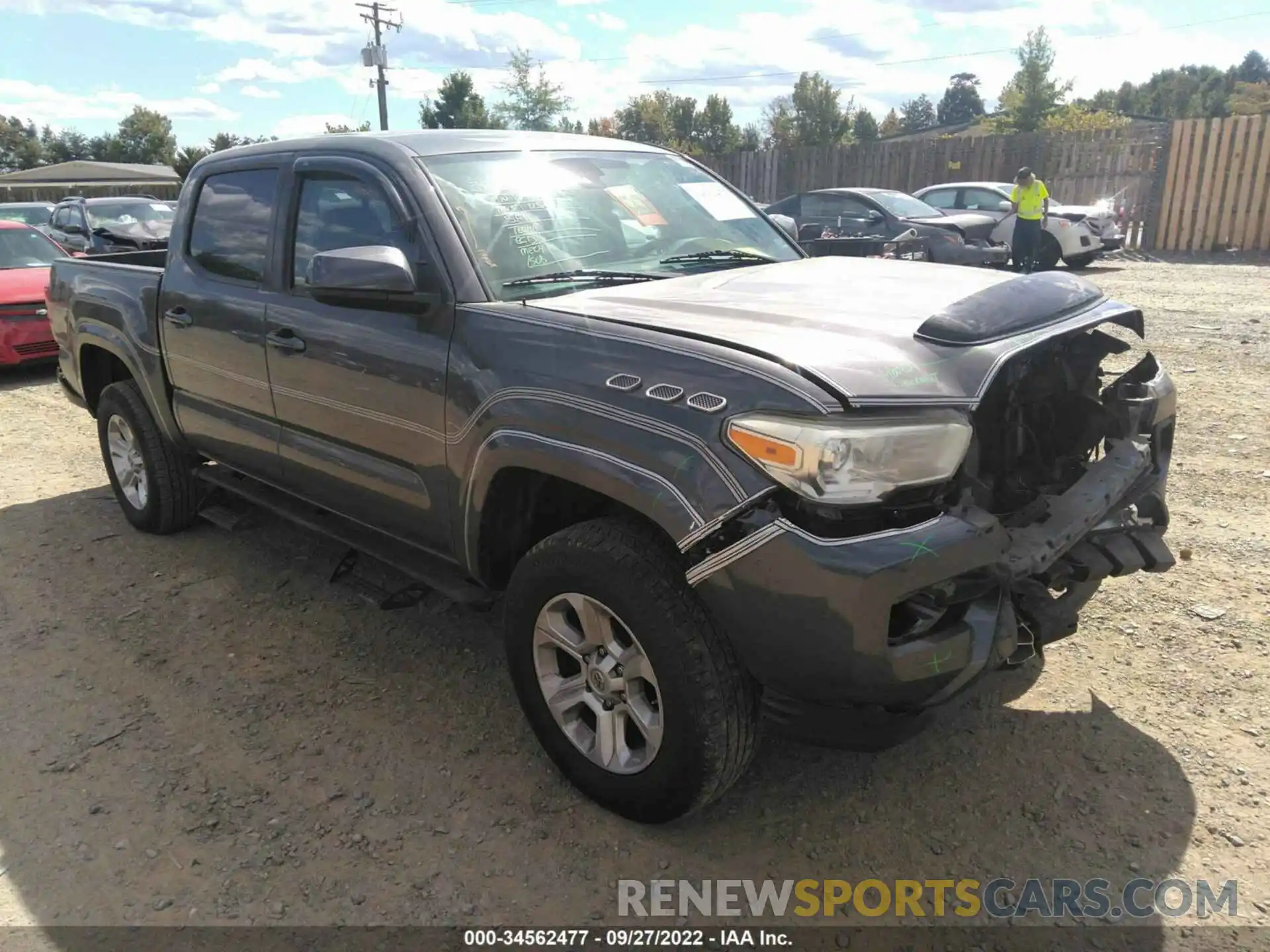 1 Фотография поврежденного автомобиля 5TFAX5GN6KX152695 TOYOTA TACOMA 2WD 2019