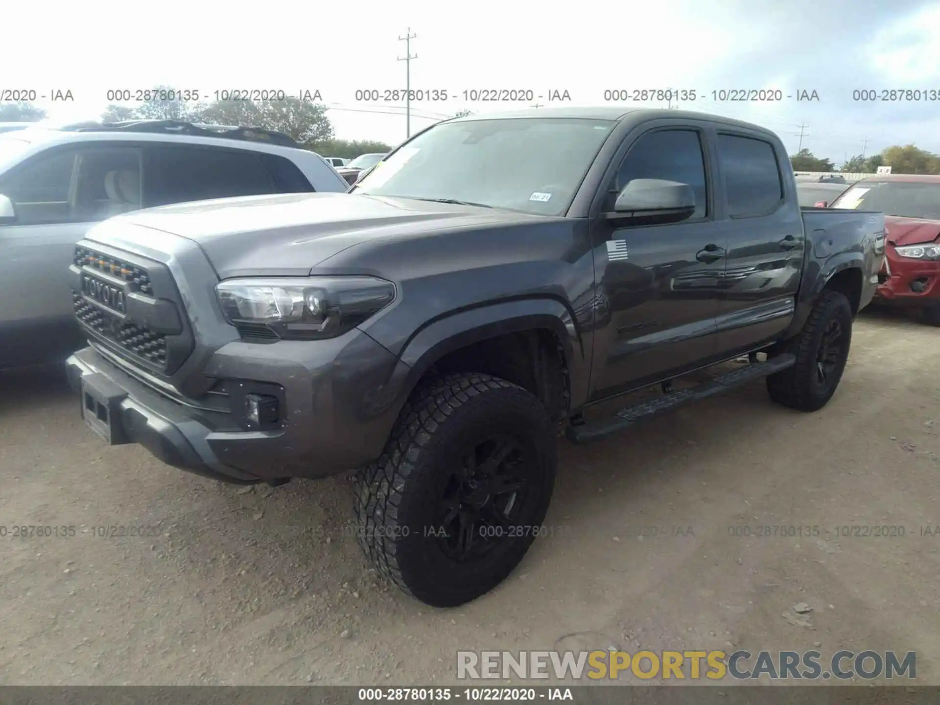 2 Photograph of a damaged car 5TFAX5GN6KX153247 TOYOTA TACOMA 2WD 2019