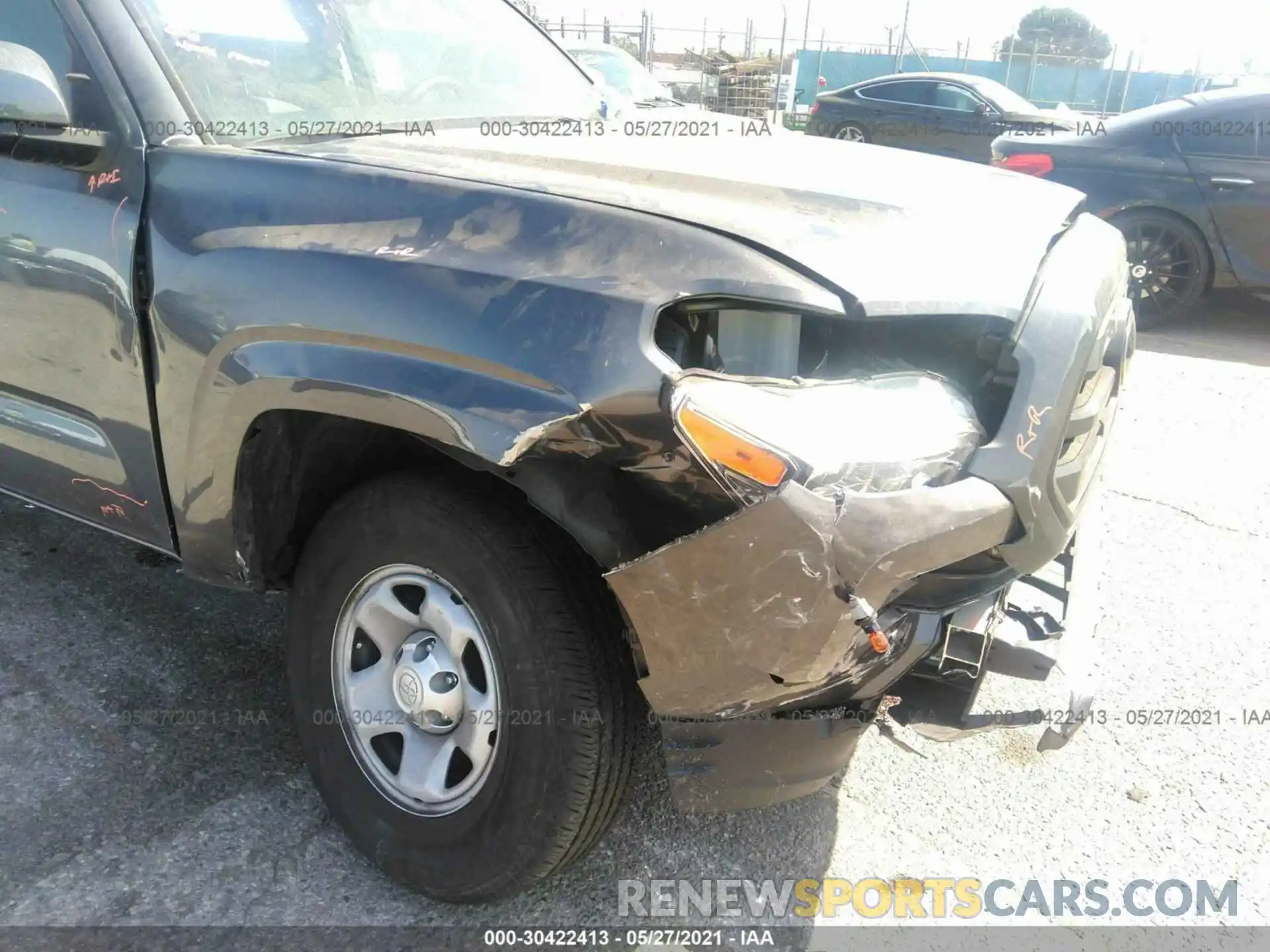 6 Photograph of a damaged car 5TFAX5GN6KX155063 TOYOTA TACOMA 2WD 2019