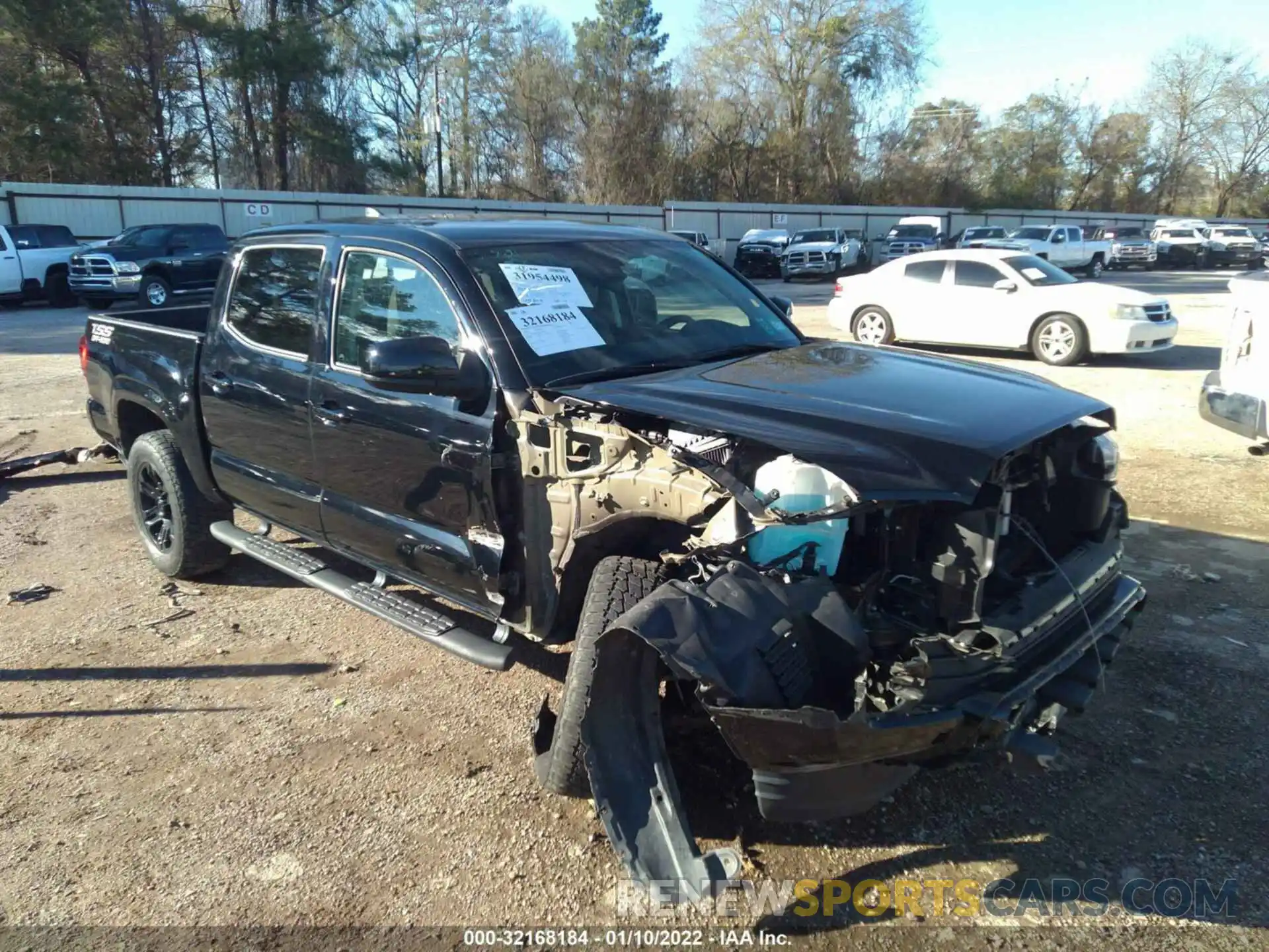 1 Photograph of a damaged car 5TFAX5GN6KX155855 TOYOTA TACOMA 2WD 2019