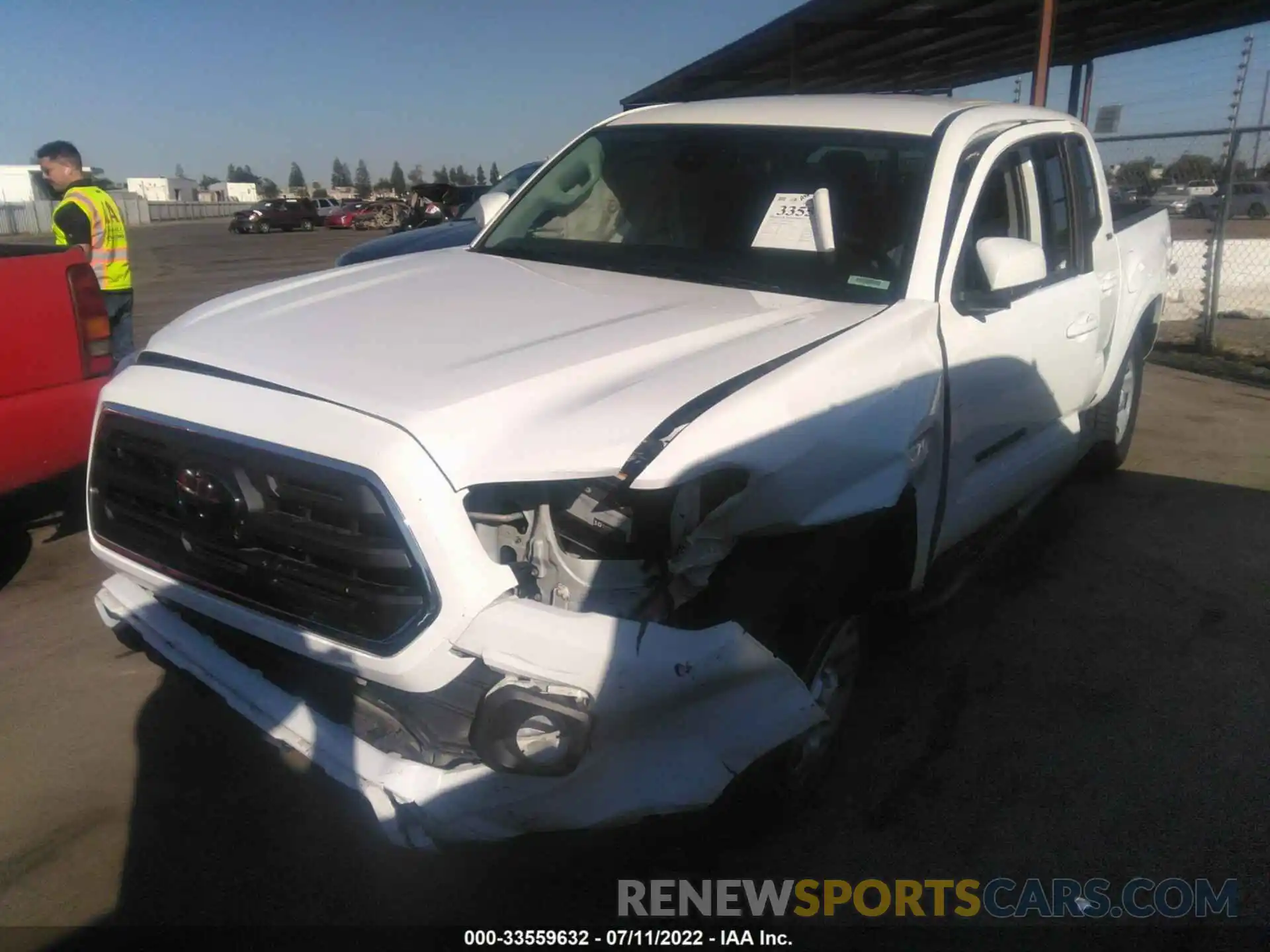 2 Photograph of a damaged car 5TFAX5GN6KX161297 TOYOTA TACOMA 2WD 2019