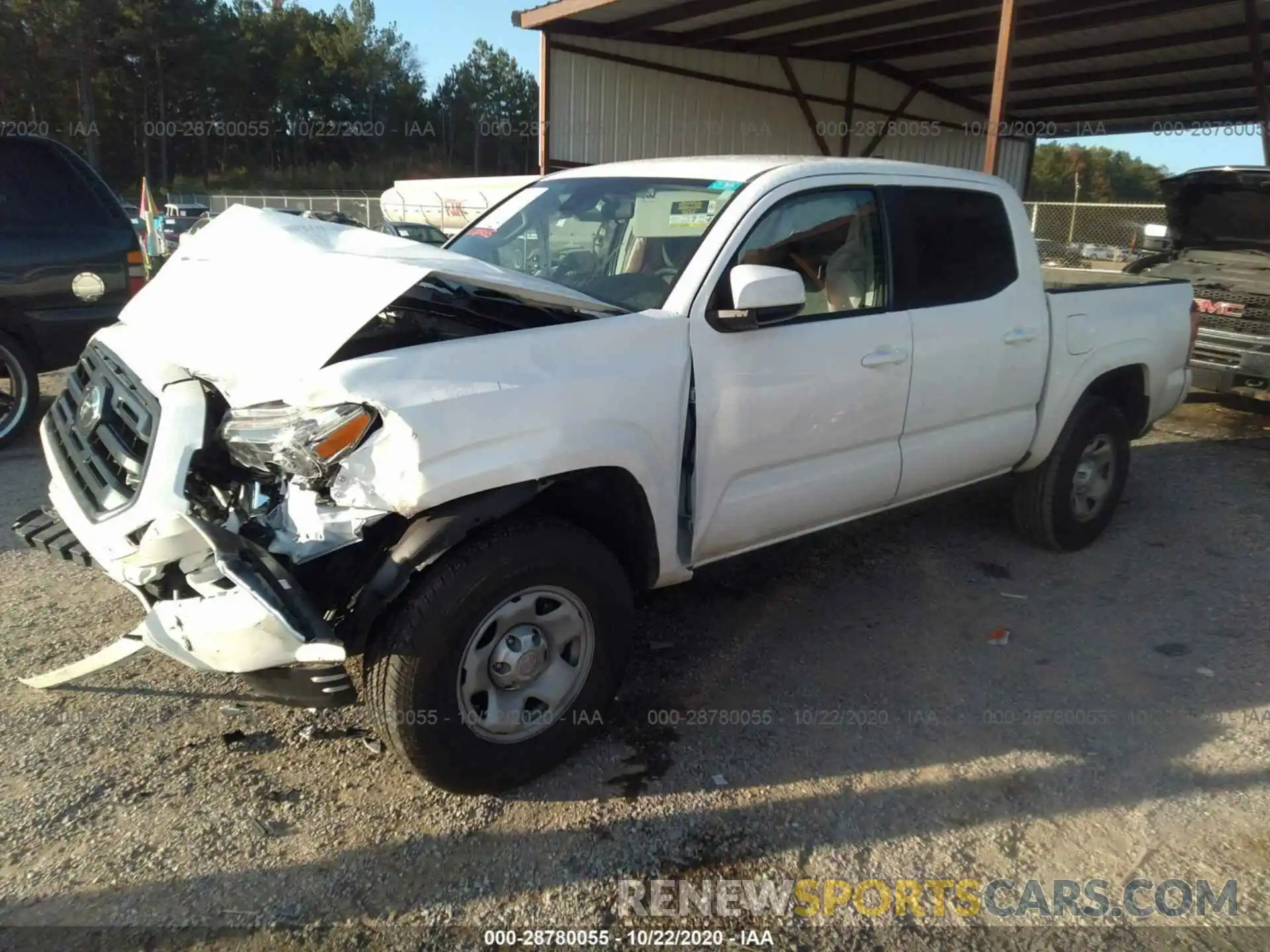 2 Photograph of a damaged car 5TFAX5GN6KX163695 TOYOTA TACOMA 2WD 2019