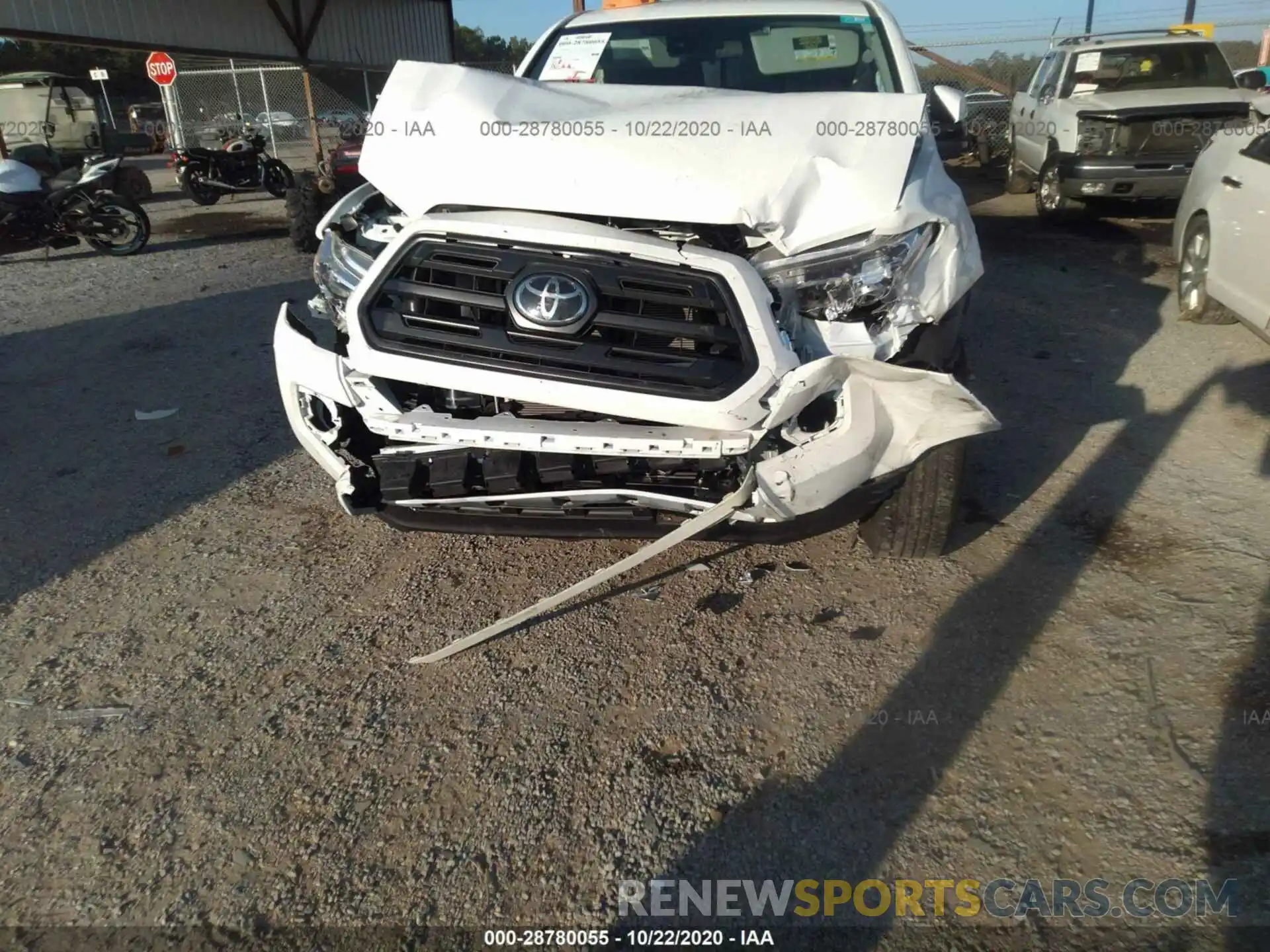 6 Фотография поврежденного автомобиля 5TFAX5GN6KX163695 TOYOTA TACOMA 2WD 2019