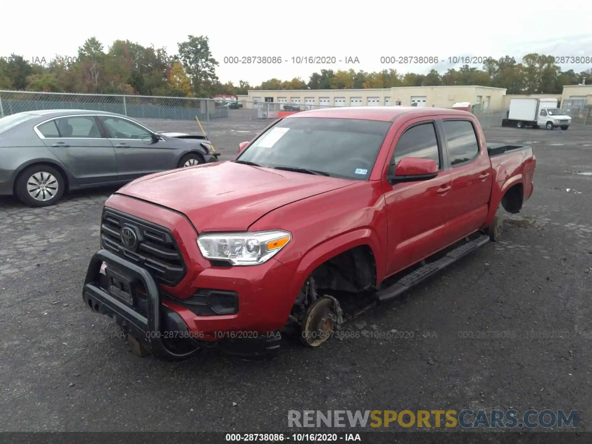 2 Photograph of a damaged car 5TFAX5GN7KX132309 TOYOTA TACOMA 2WD 2019