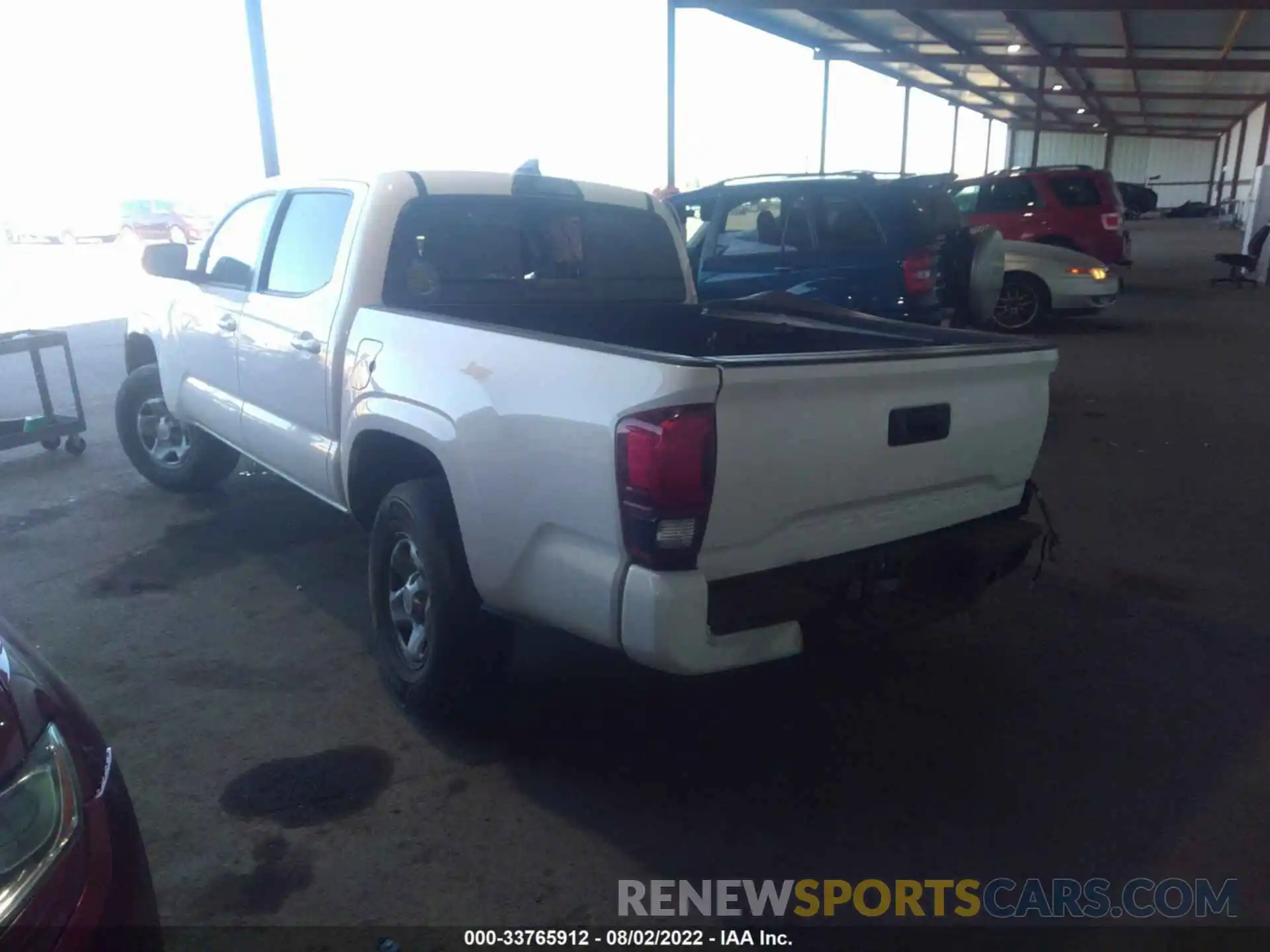 3 Photograph of a damaged car 5TFAX5GN7KX136991 TOYOTA TACOMA 2WD 2019