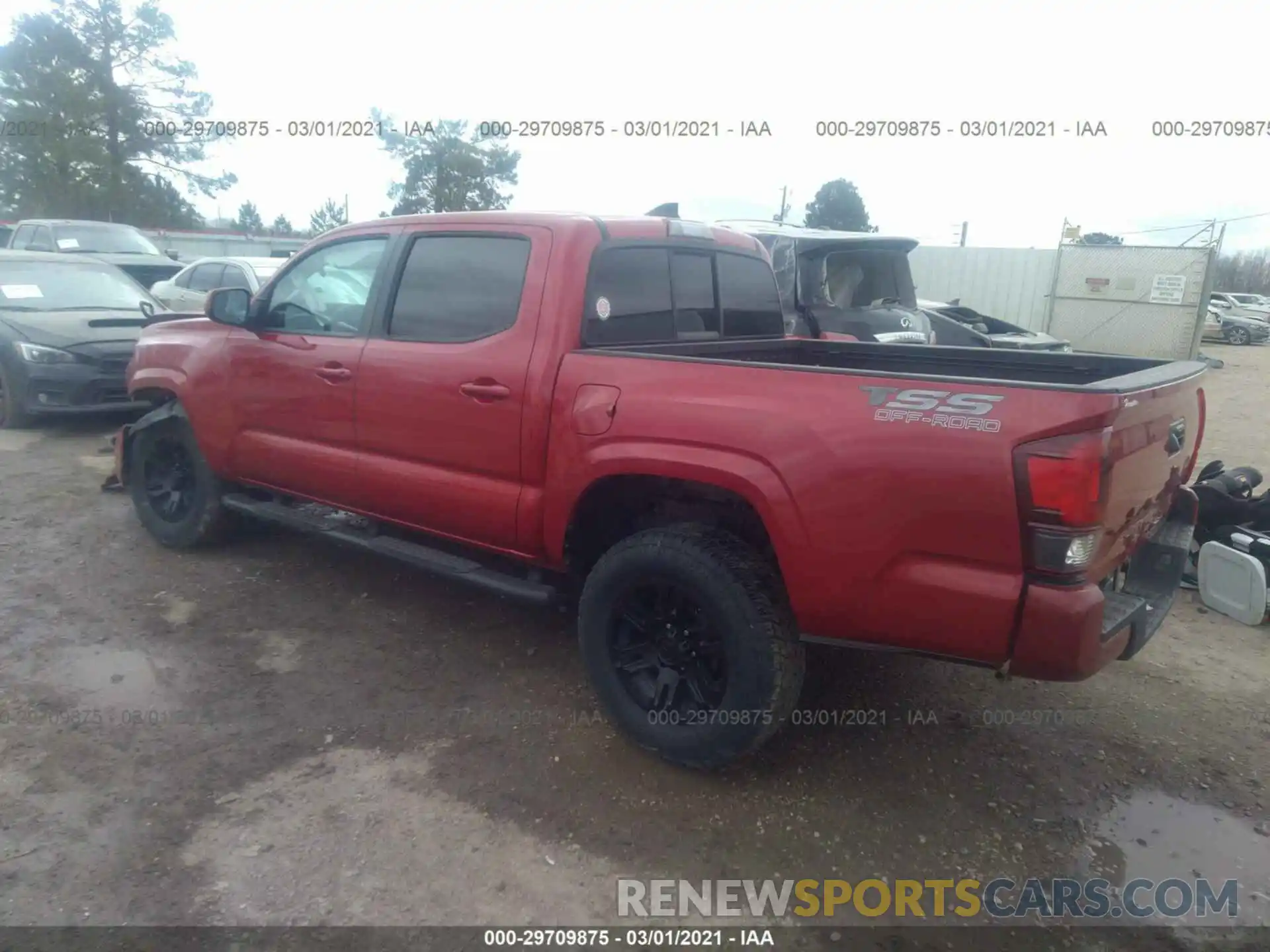 3 Photograph of a damaged car 5TFAX5GN7KX142841 TOYOTA TACOMA 2WD 2019