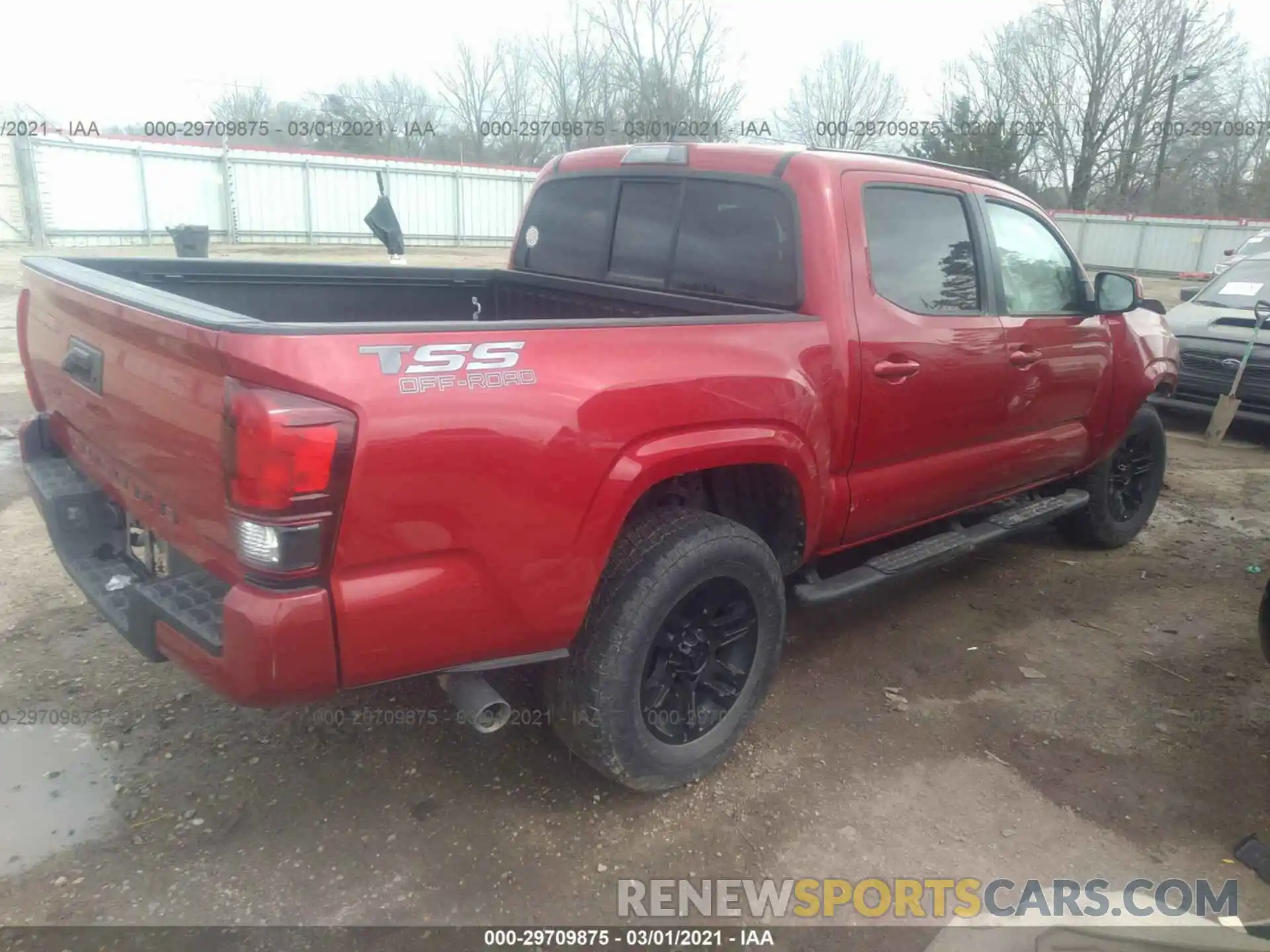 4 Photograph of a damaged car 5TFAX5GN7KX142841 TOYOTA TACOMA 2WD 2019