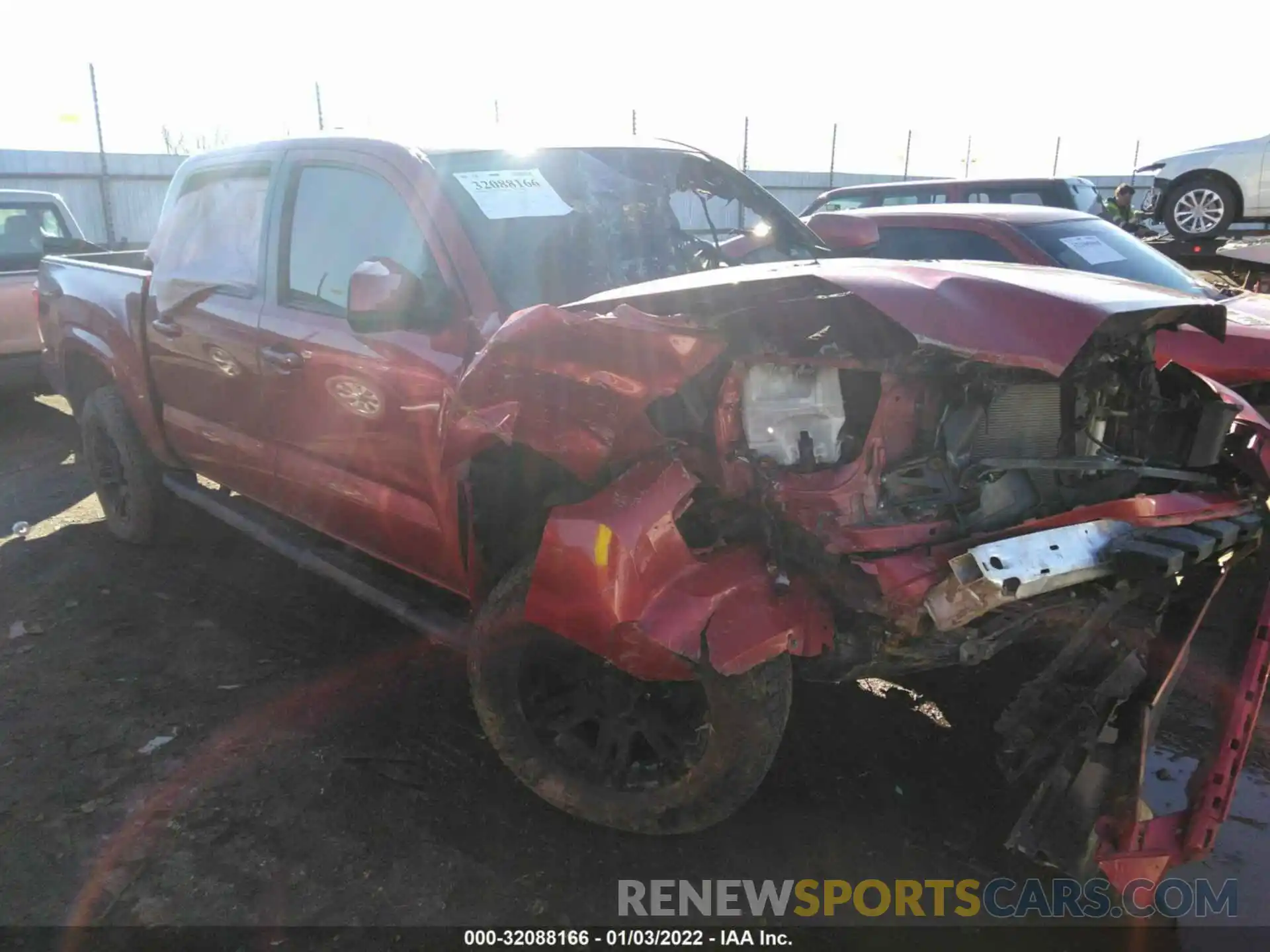 1 Photograph of a damaged car 5TFAX5GN7KX152303 TOYOTA TACOMA 2WD 2019